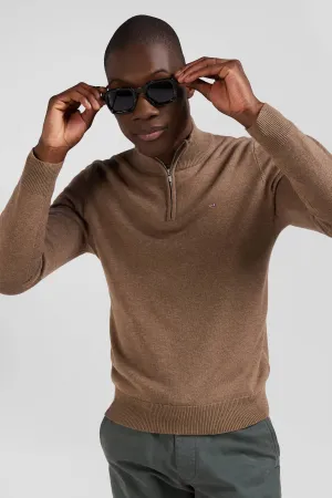 Pull camionneur Eden Park marron