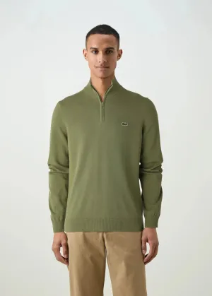 Pull camionneur Lacoste kaki
