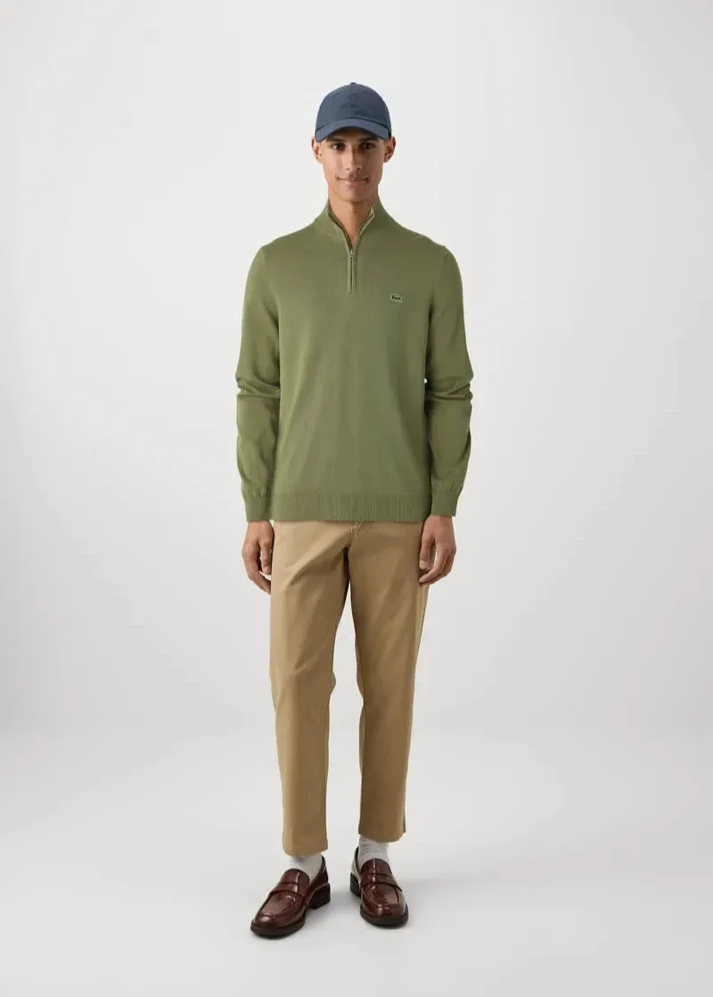 Pull camionneur Lacoste kaki