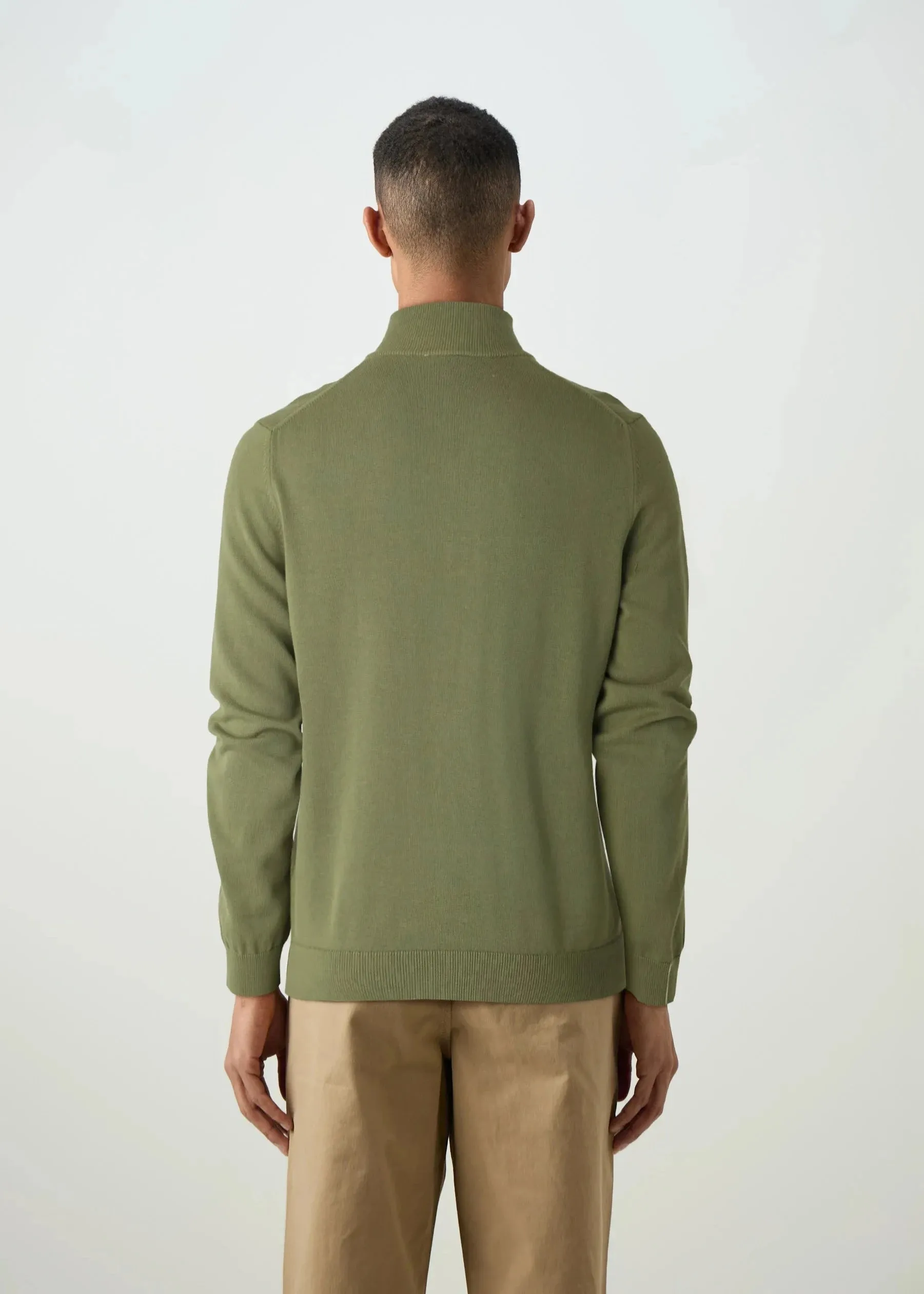 Pull camionneur Lacoste kaki