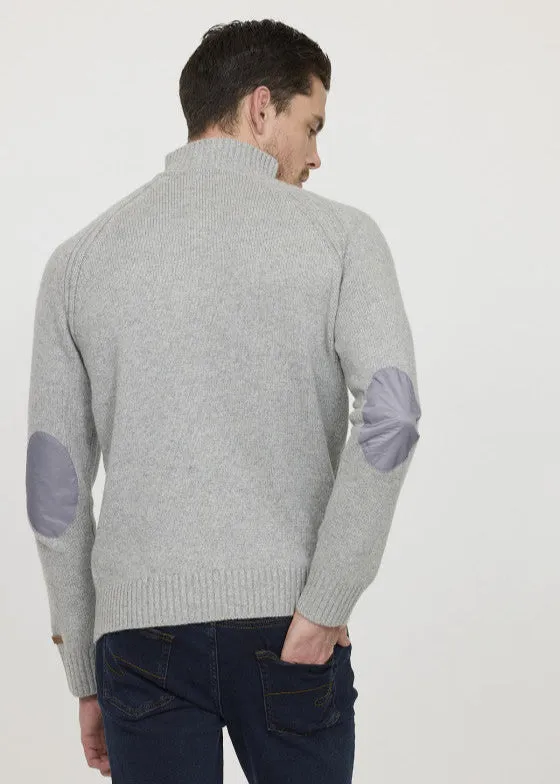 Pull camionneur Lee Cooper gris en laine