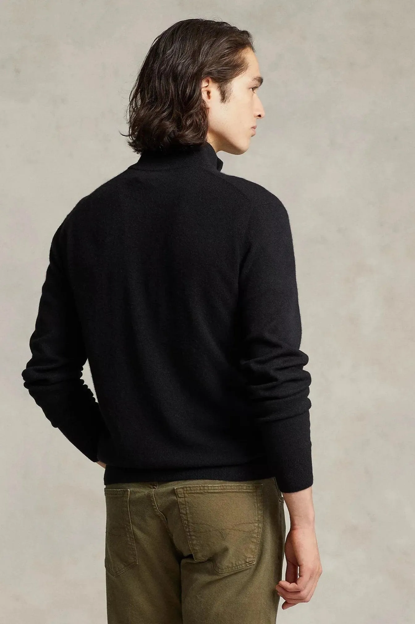 Pull camionneur Ralph Lauren noir