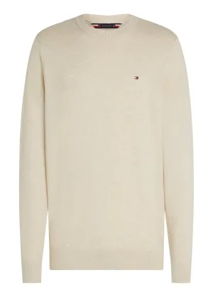 Pull Tommy Hilfiger beige en cachemire