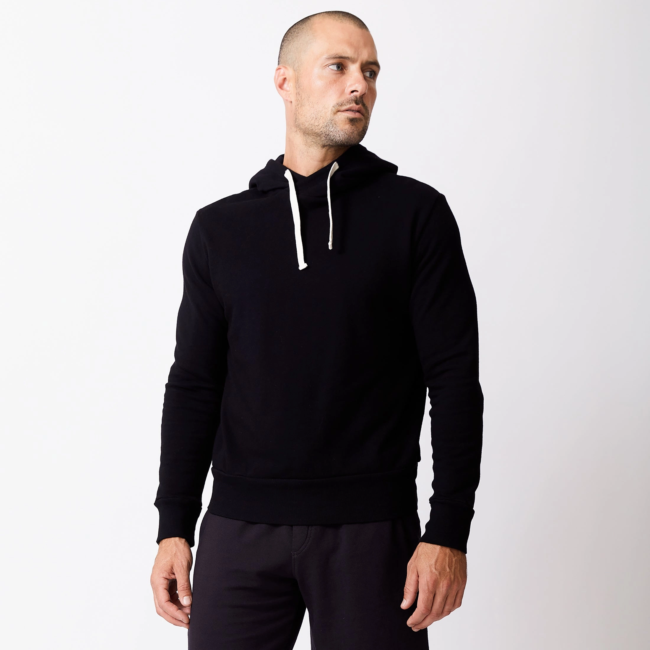 Pullover Hoody Reinforced Hemline