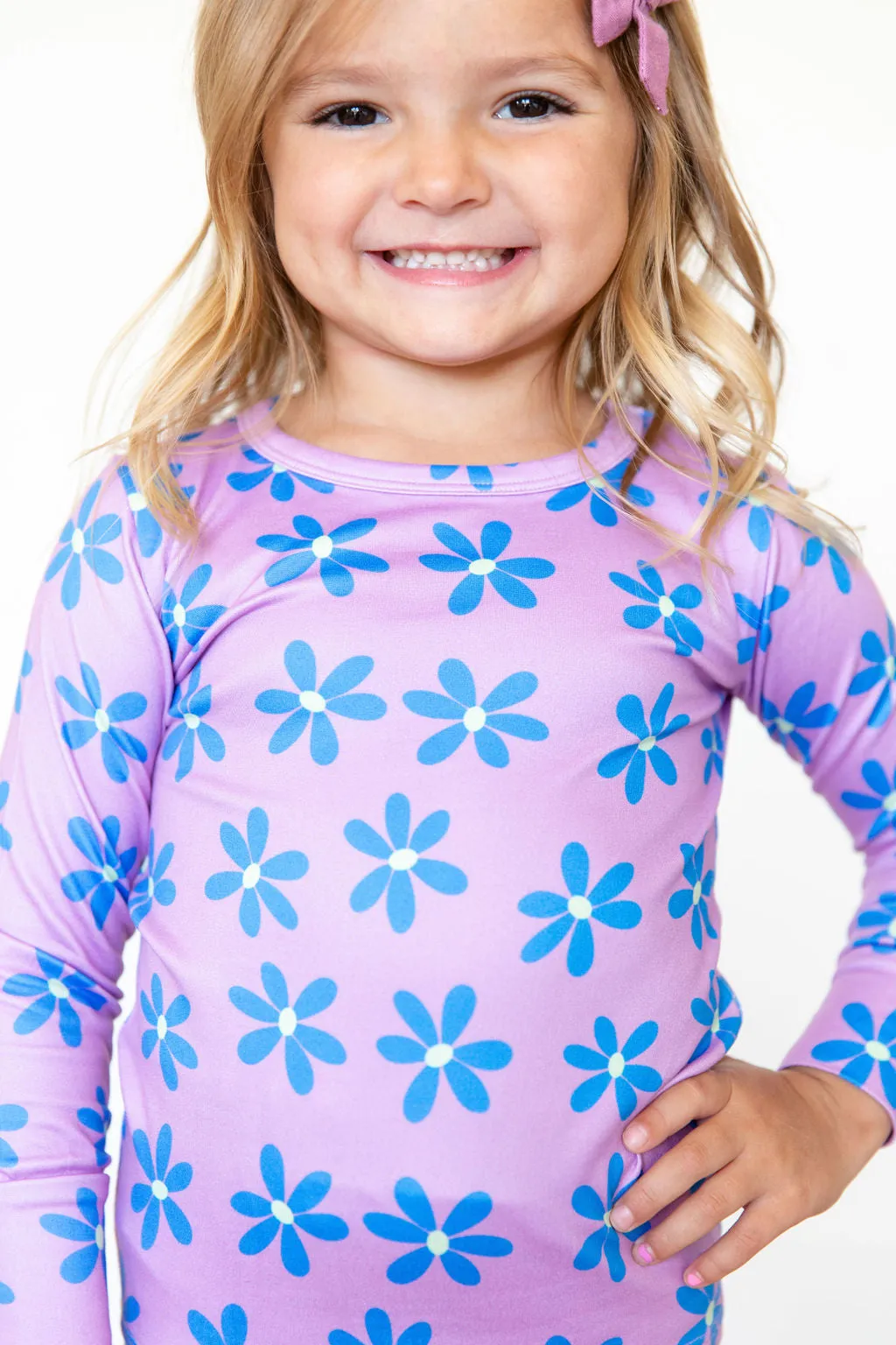 PURPLE   BLUE DAISY | LONG SLEEVE