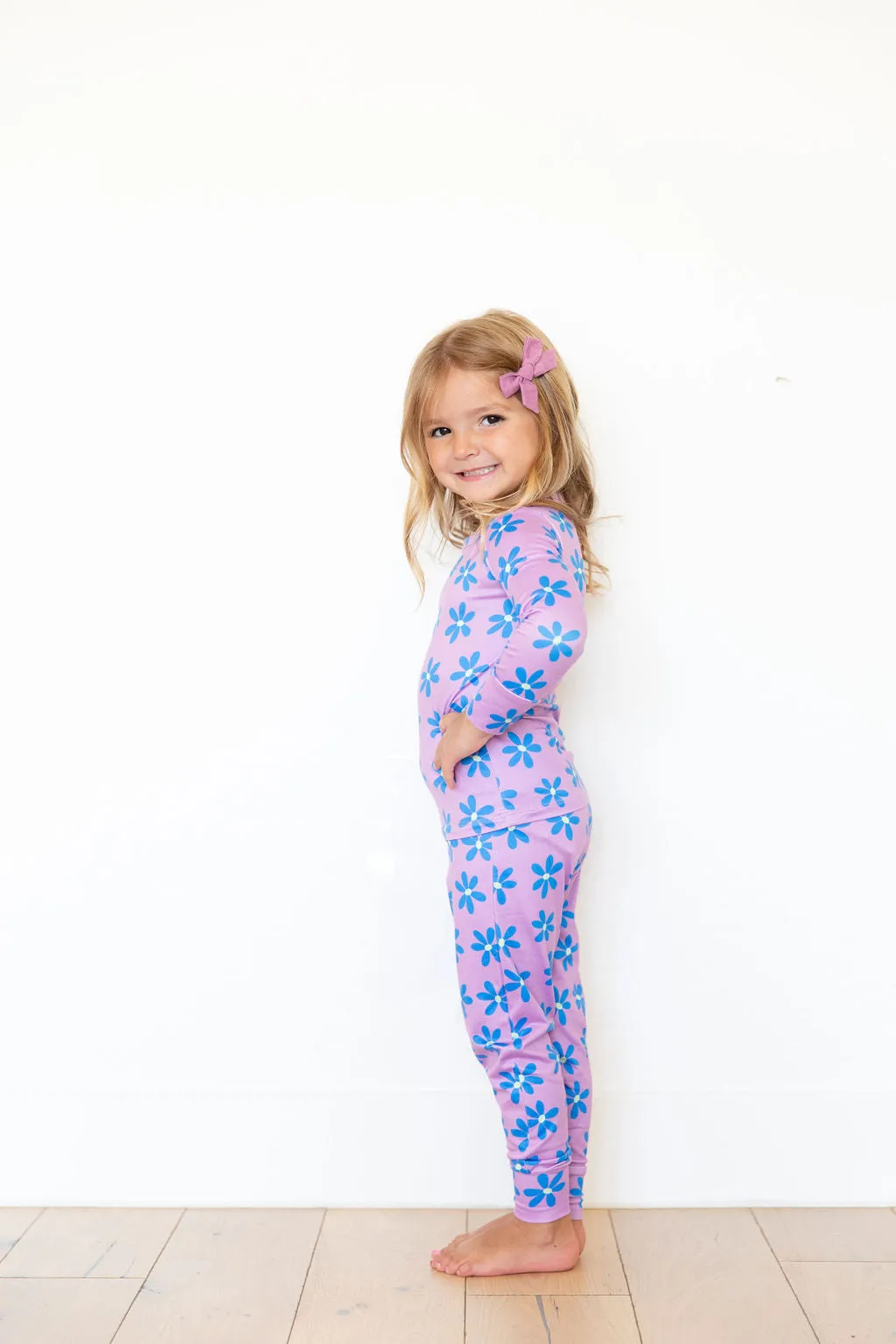 PURPLE   BLUE DAISY | LONG SLEEVE
