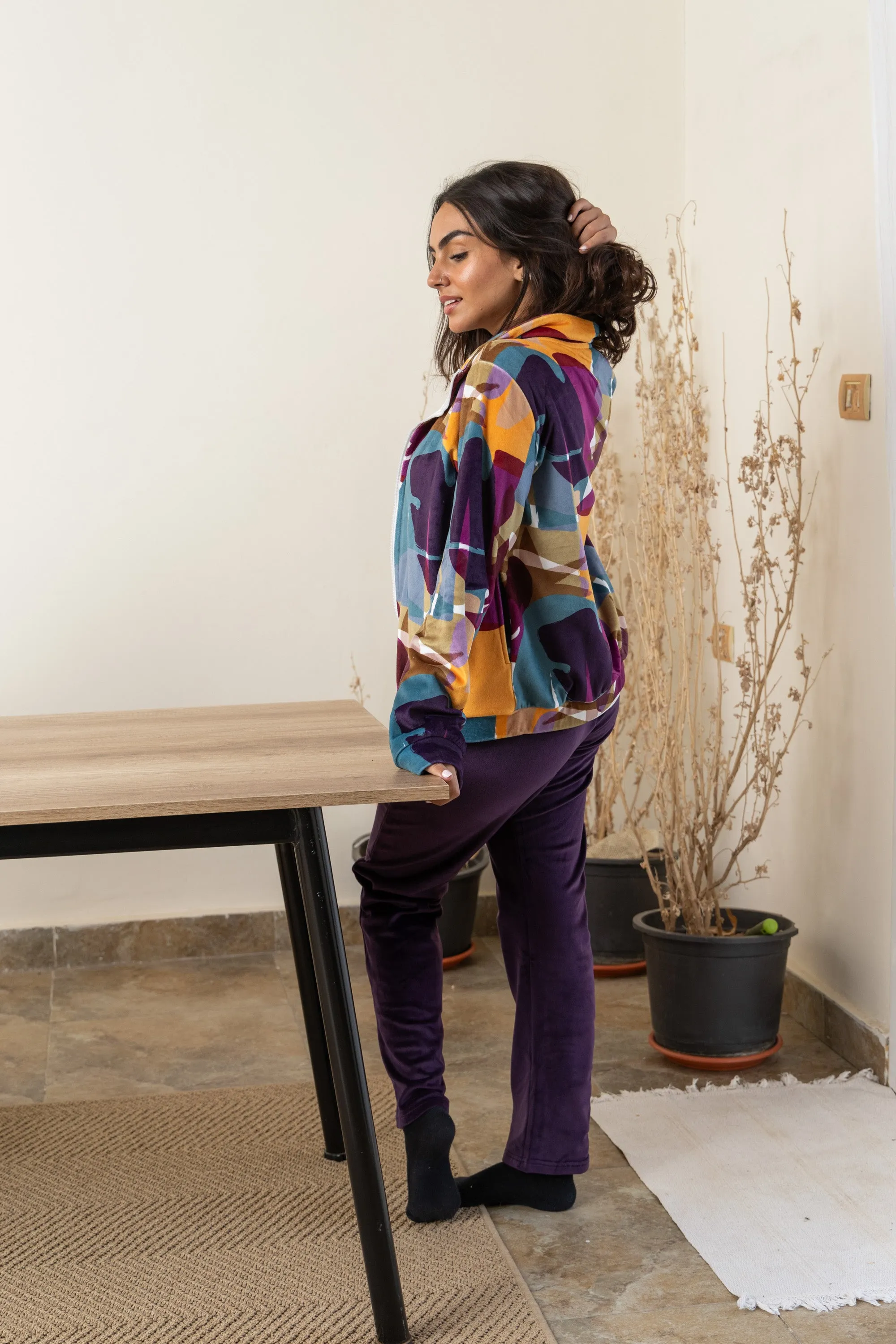 Purple Pajama Jacket