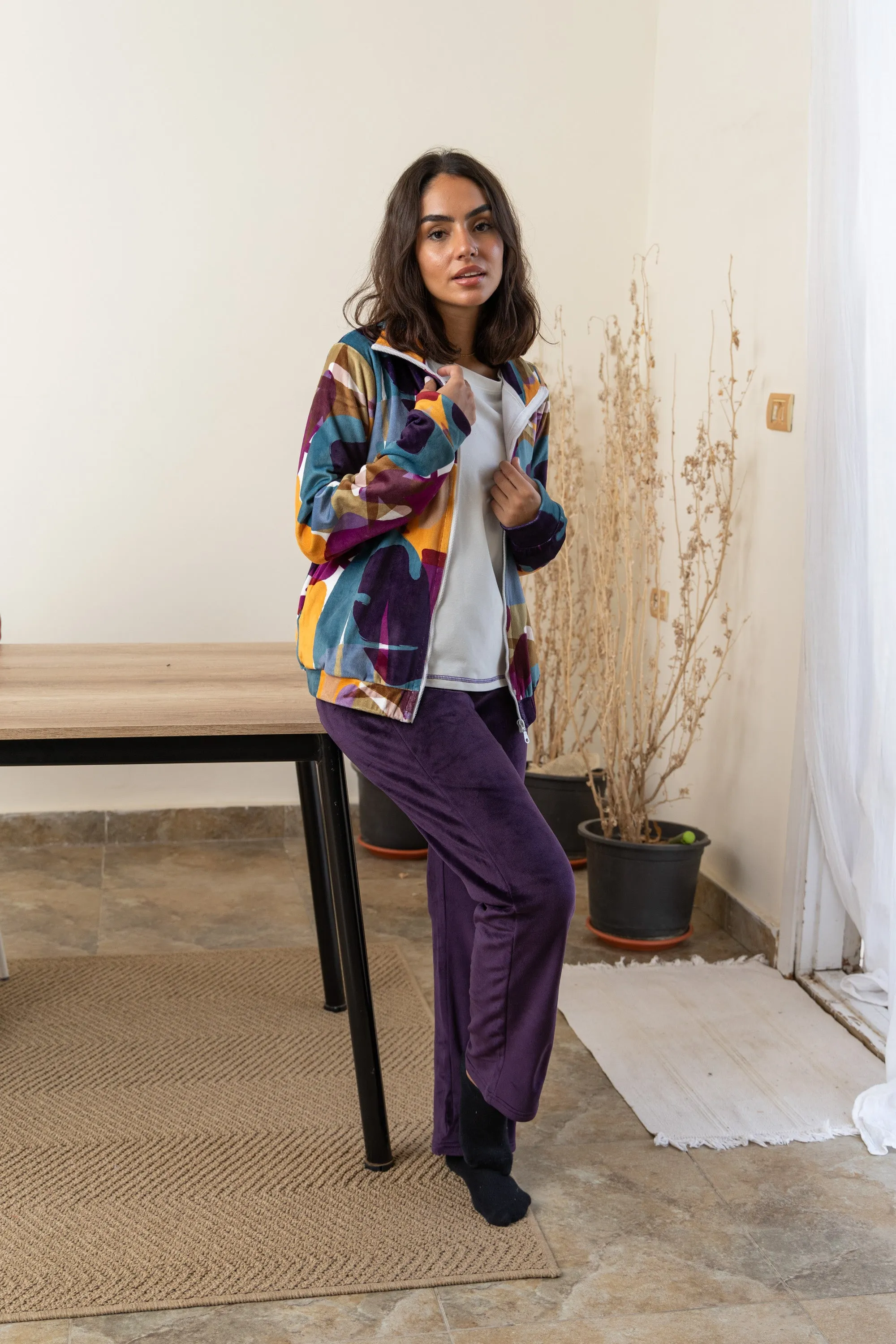 Purple Pajama Jacket