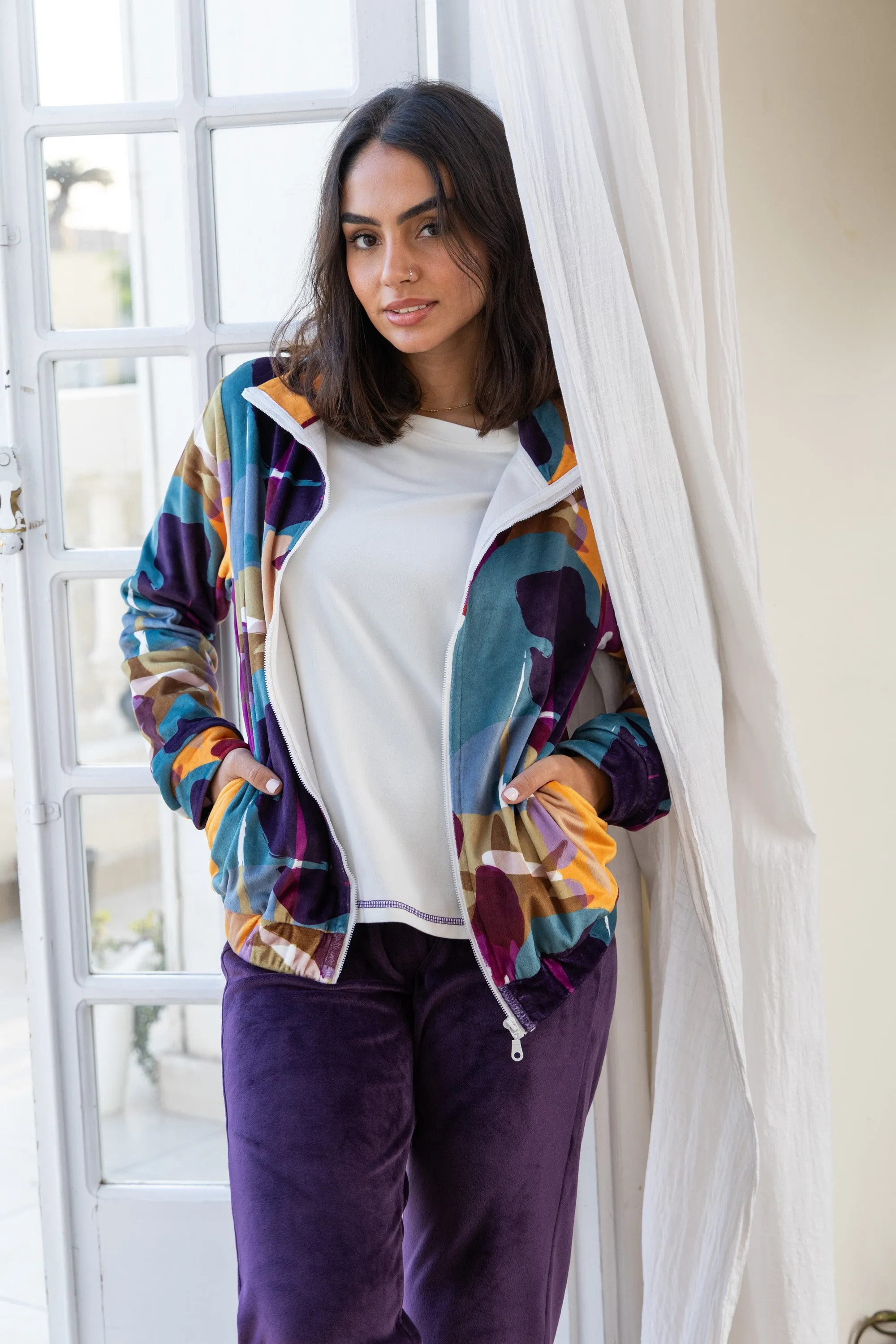 Purple Pajama Jacket
