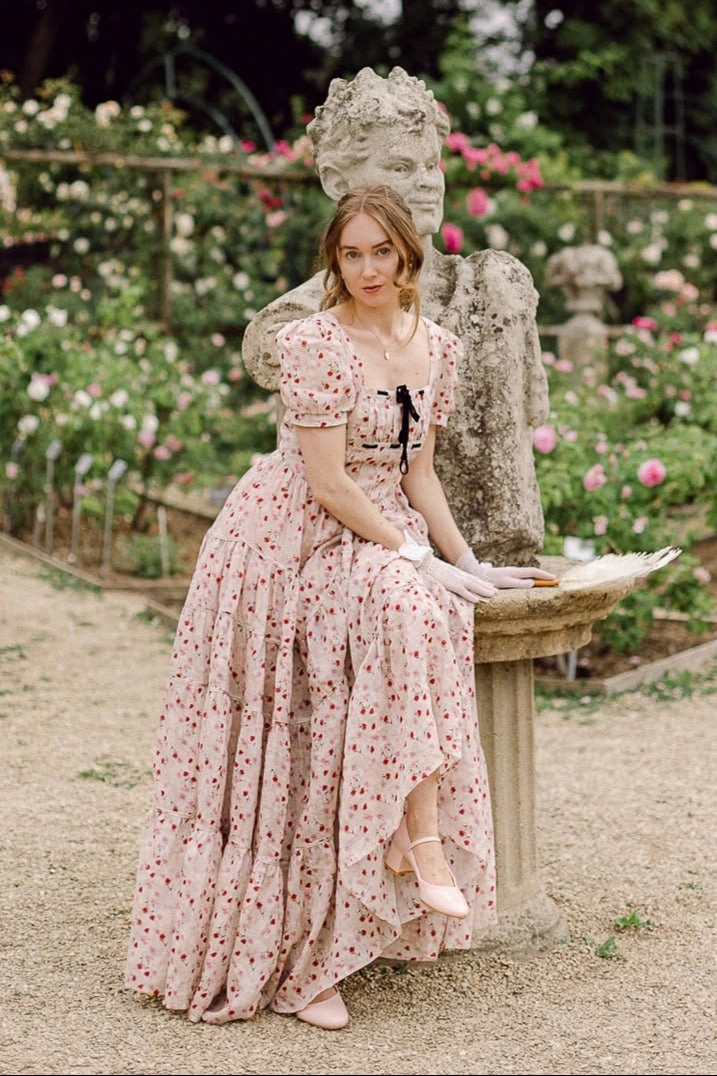 Mild Weather Queena 22 | Empired Maxi linen dress