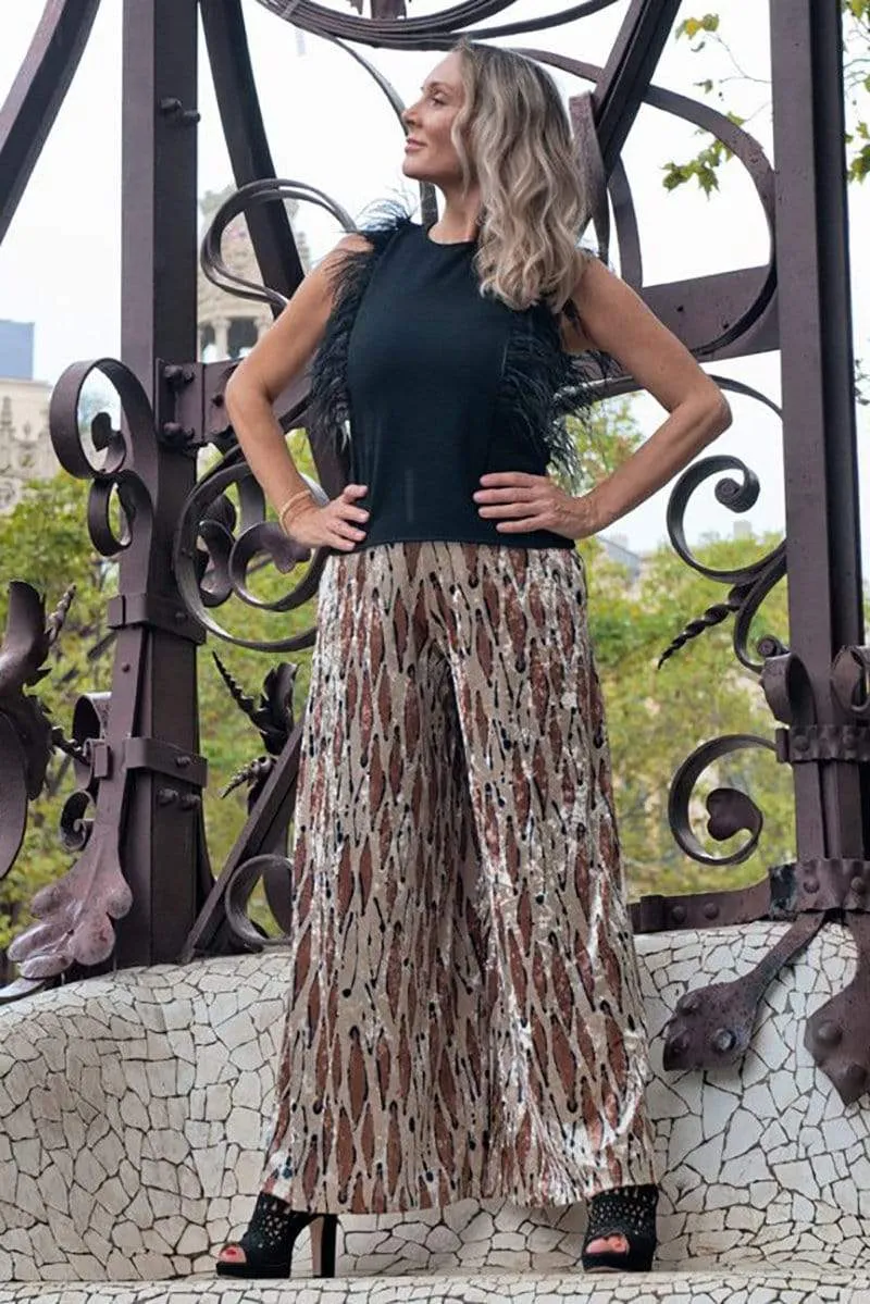 Jovy Pants in Mod Birch Tapered leg