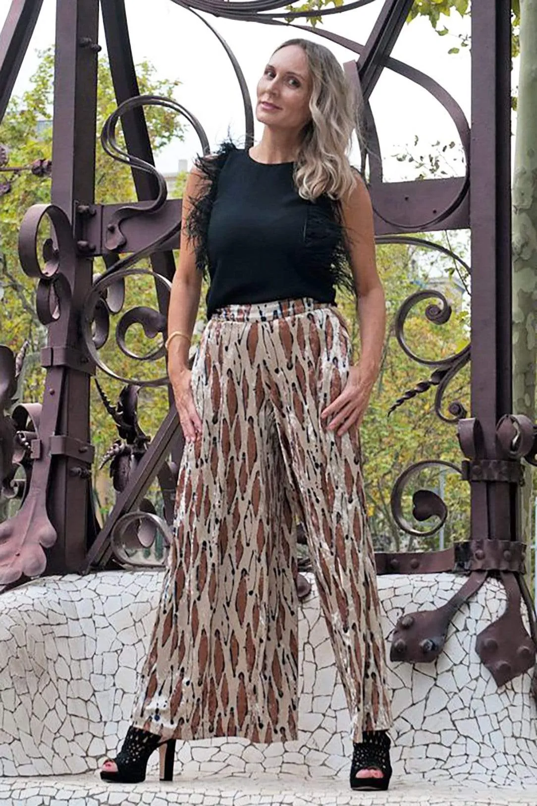 Stretchy Waist Outdoor Essentials Jovy Pants in Mod Birch