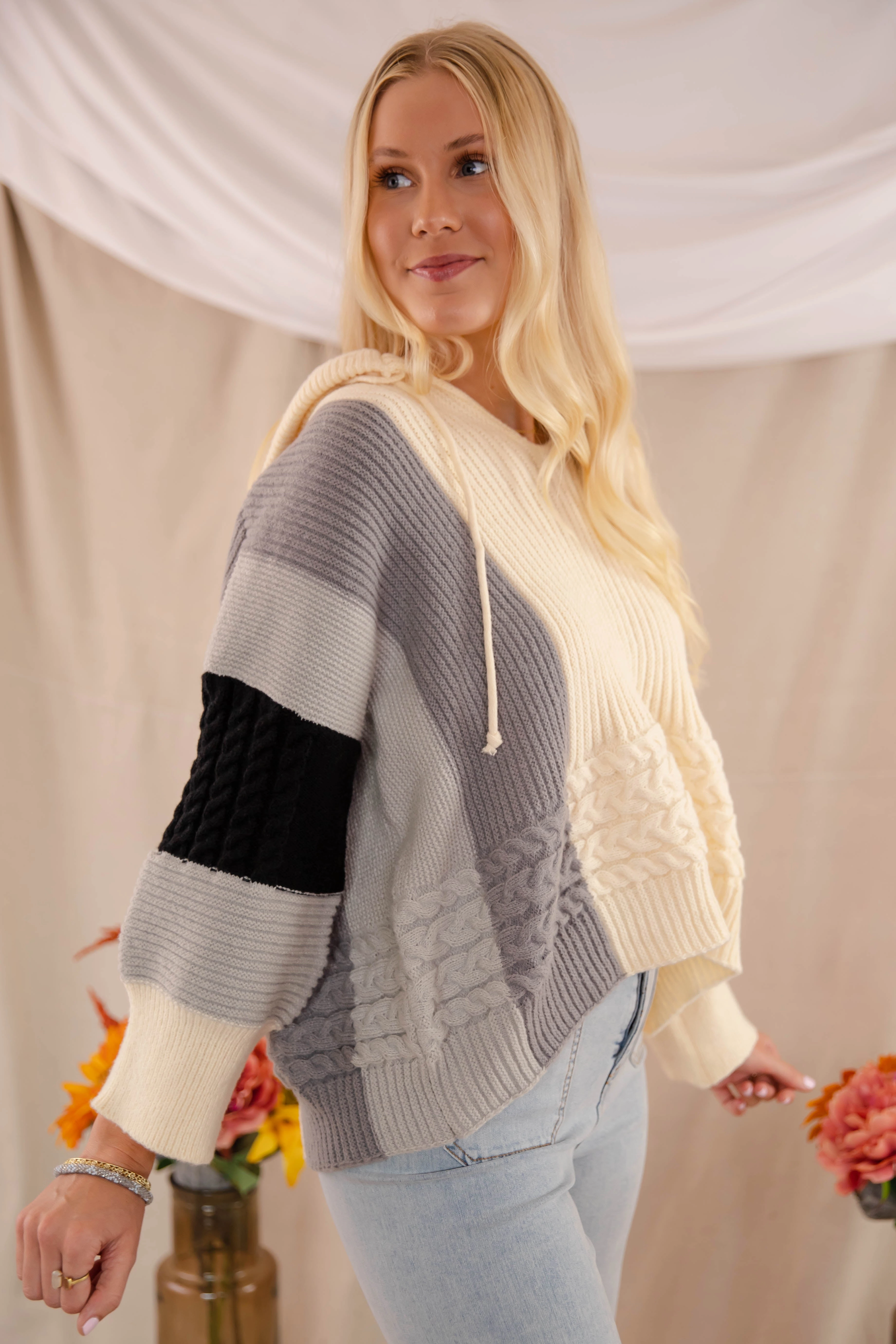 Silicone Grip Interior FeatherlightConstruction Glad To Be Here Hoodie