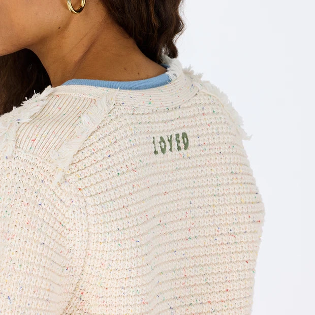 Kerri Rosenthal Fringe Beaulero Cardigan Cozy Lining Snuggly Knit