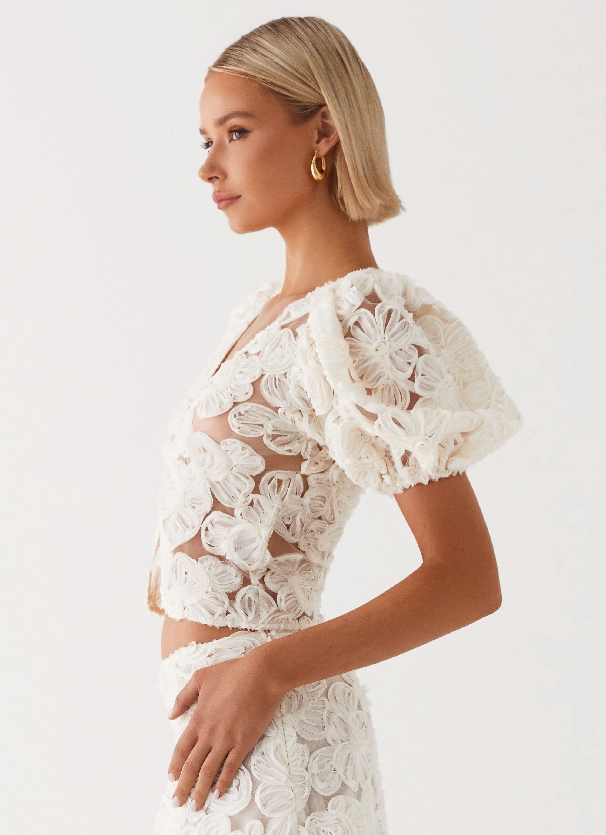 Sporty Top Orchid Breeze Top - Ivory