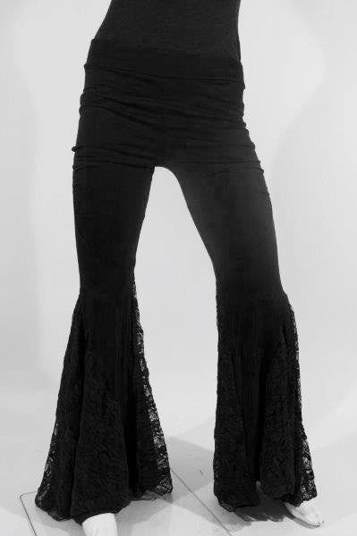 Lace Spiral Dance Pants Pull-on style