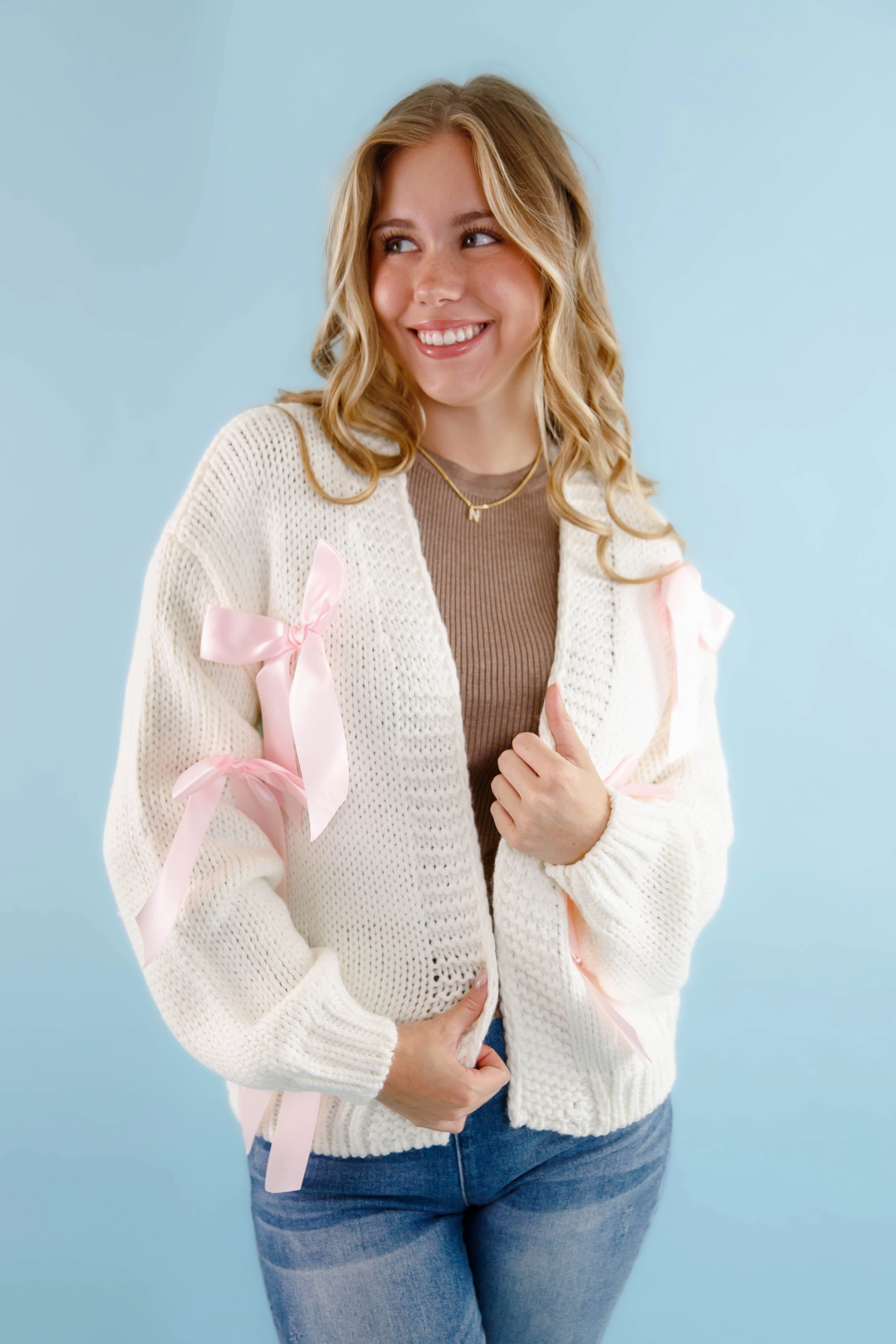 Bonded Hemline Learn As You Go Cardigan