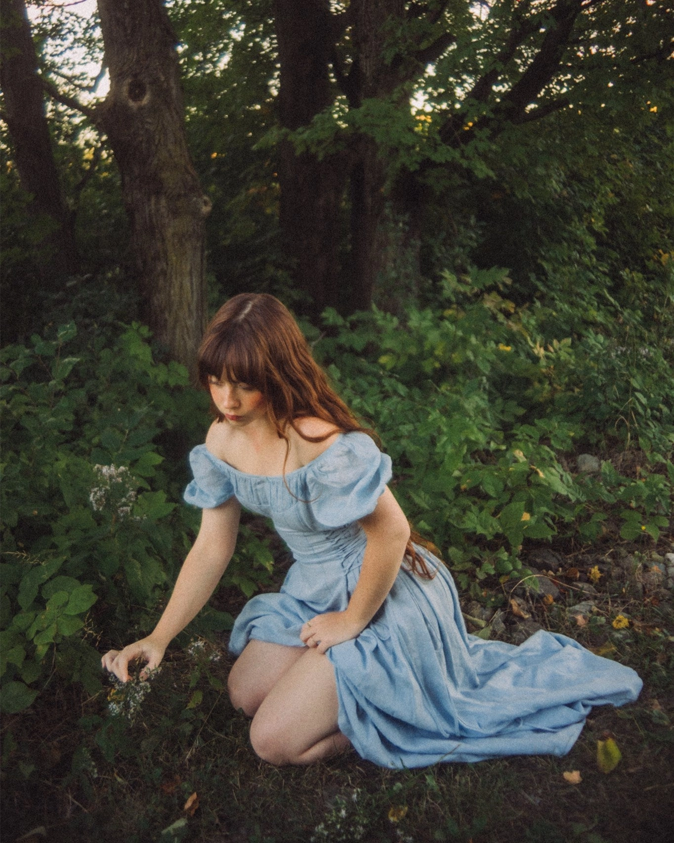 Stain Proof Non Restrictive Silhouette YLANG 18 | Cinderella Linen Dress