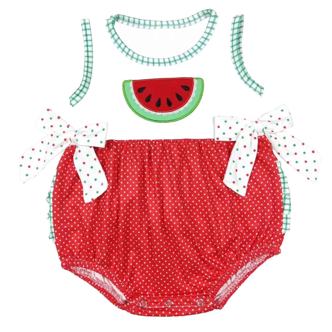 "Watermelon Sweetie" Babies Rompers