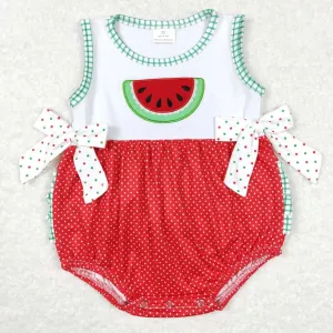 "Watermelon Sweetie" Babies Rompers