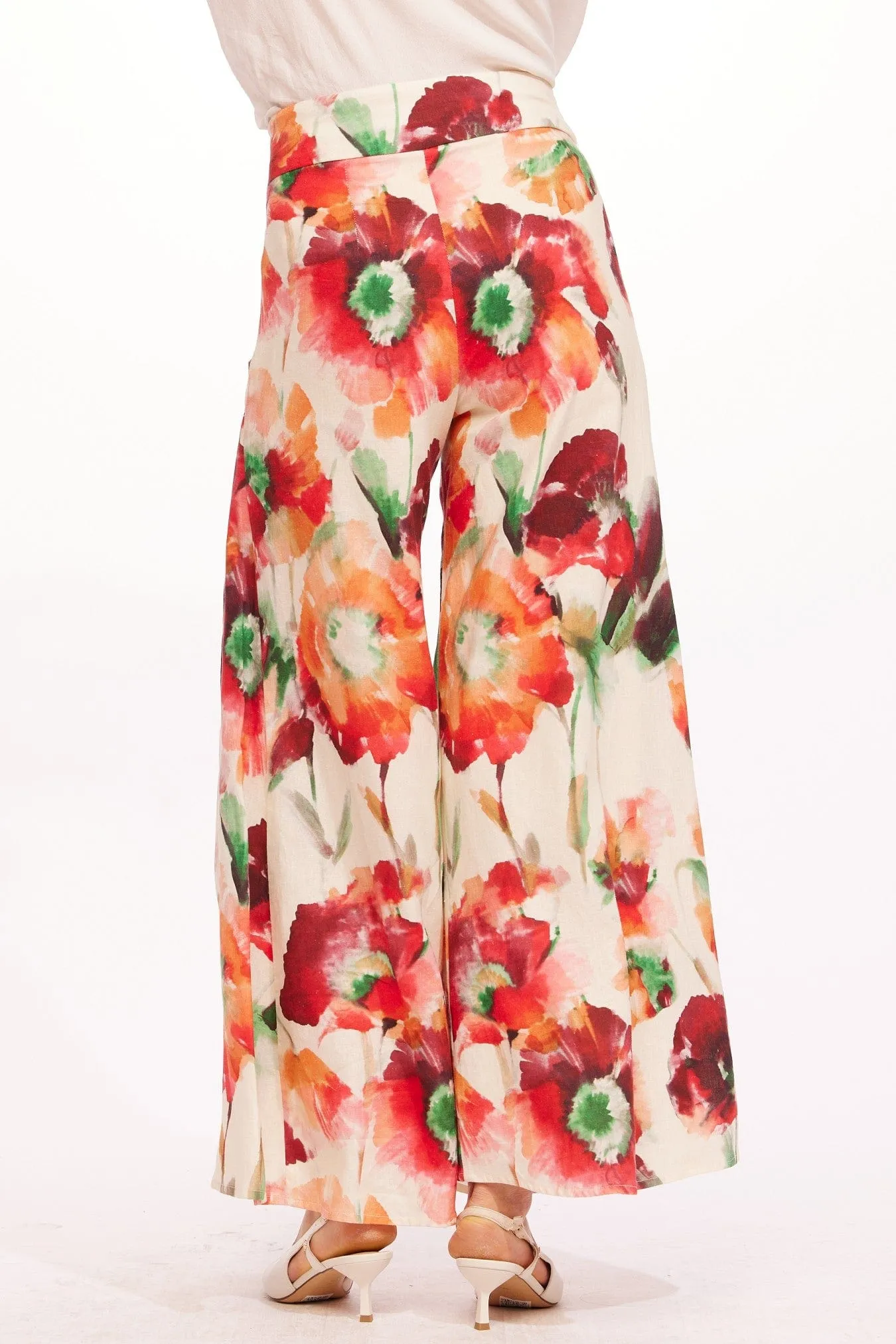 Easy Travel Rabia Pants - Wild Poppies