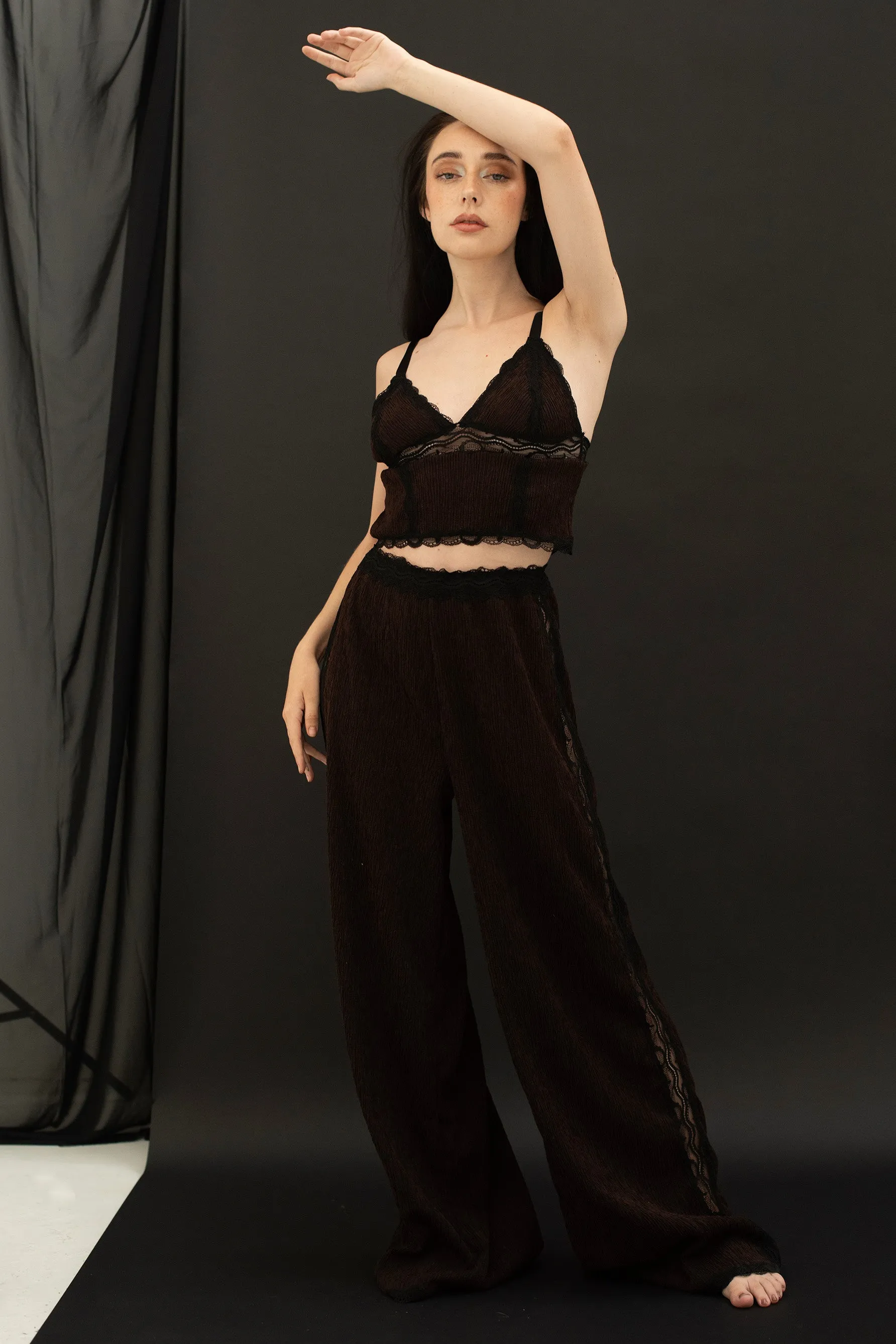 Rachel Cami Top in Chocolate