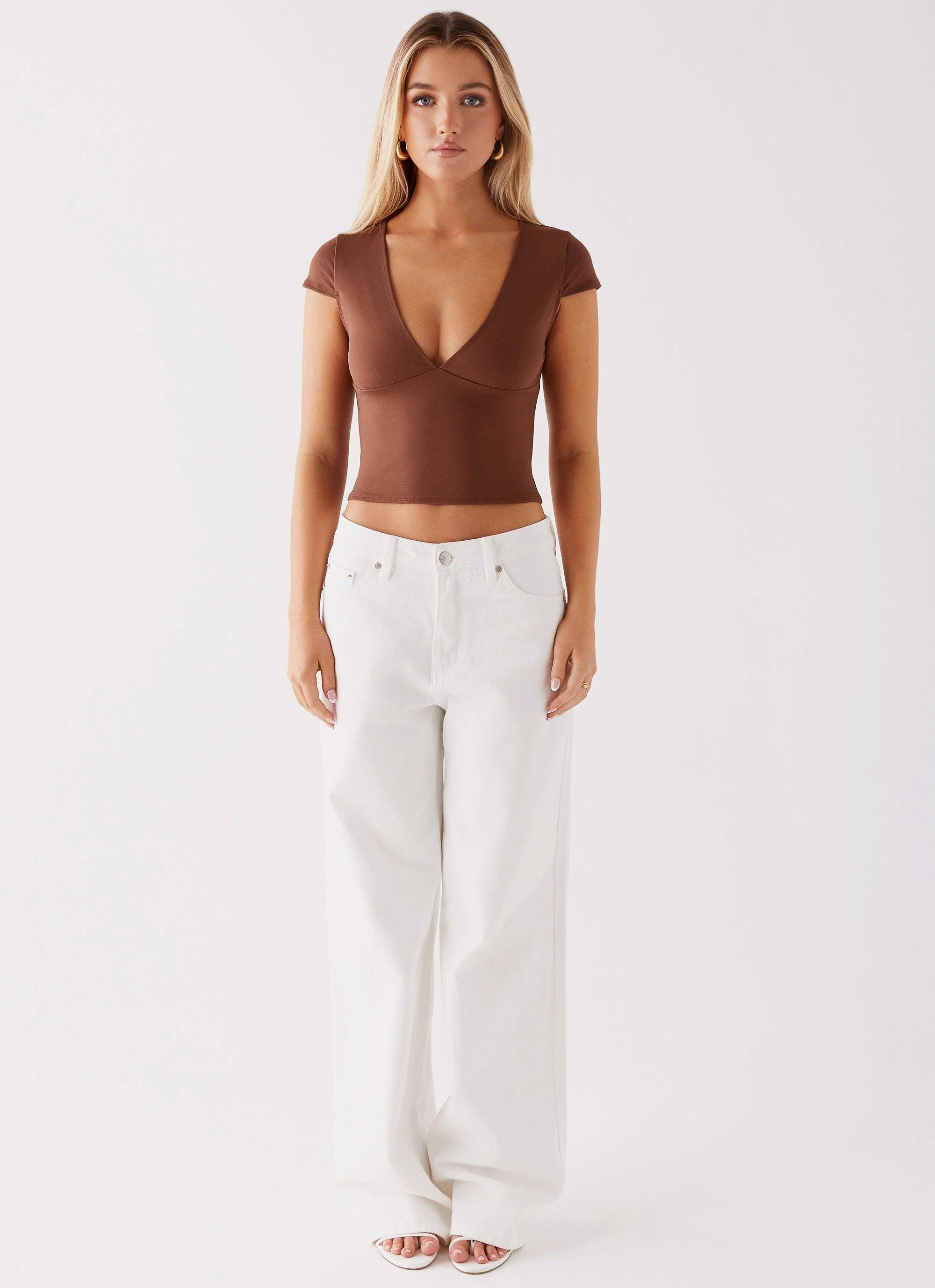 Raffaella Top - Chocolate Sporty Design