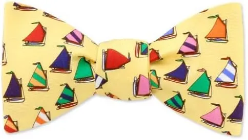 Rainbow Fleet Self Tie Bow Tie By Alynn Bowties In Silk Butterfly Bow Tie