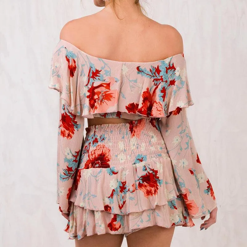 RANDI’S RUFFLE FLARE SKIRT SET