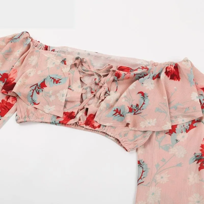 RANDI’S RUFFLE FLARE SKIRT SET