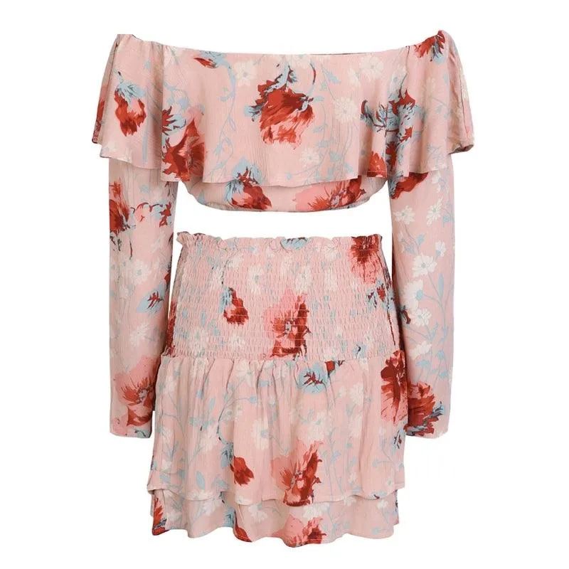 RANDI’S RUFFLE FLARE SKIRT SET