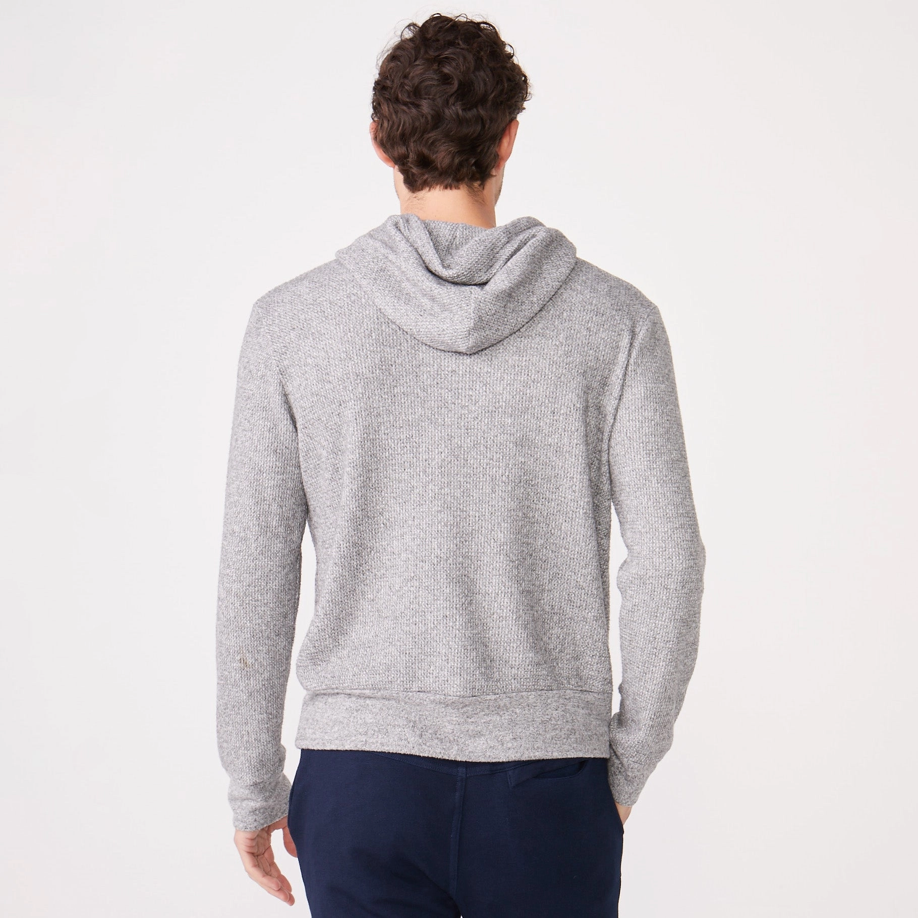 Thermal Pullover Hoody DoubleLayeredShoulders