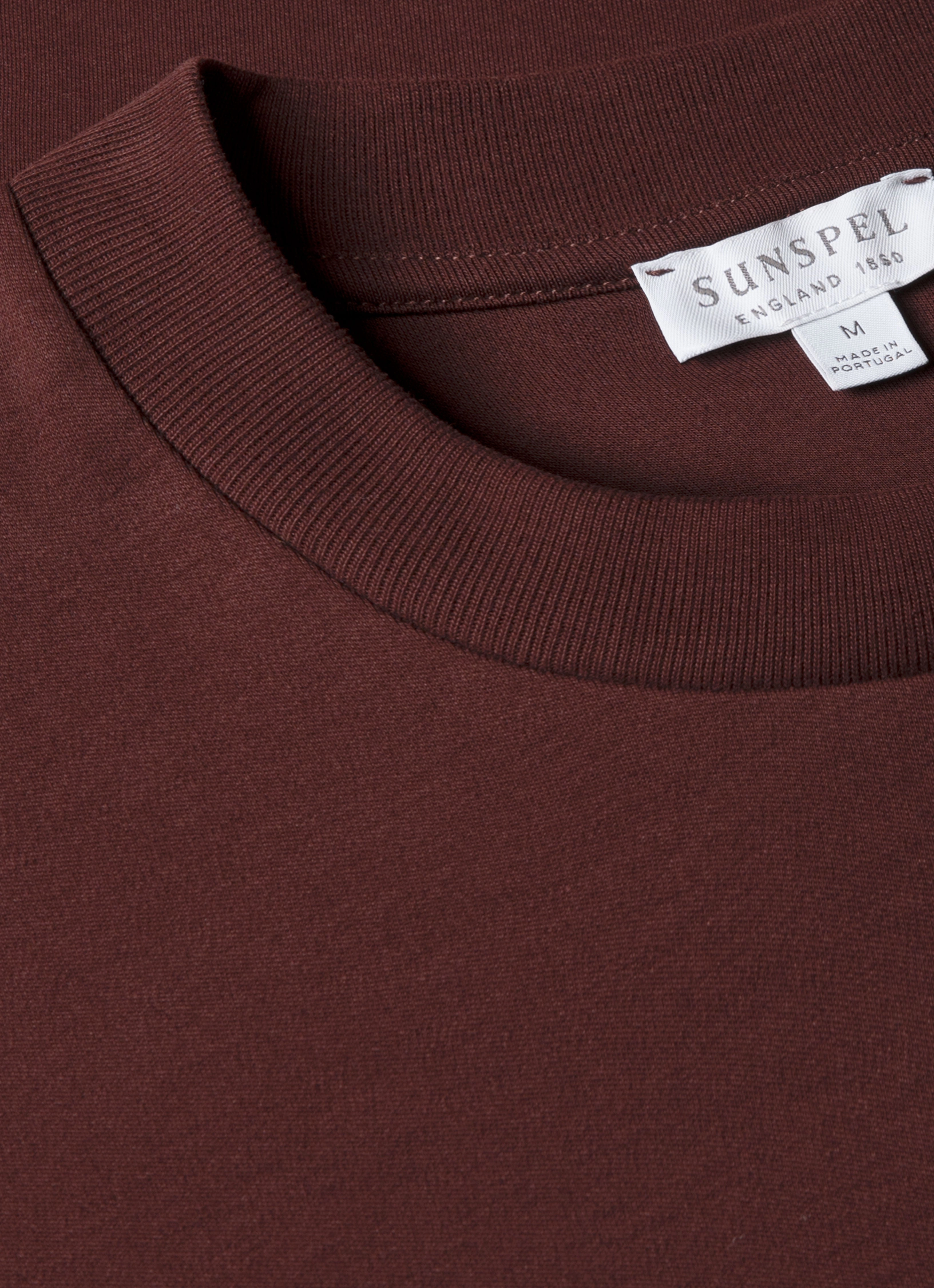 Men's Relaxed Fit Heavyweight T-shirt in Bakelite Tagless Design Sun Protection