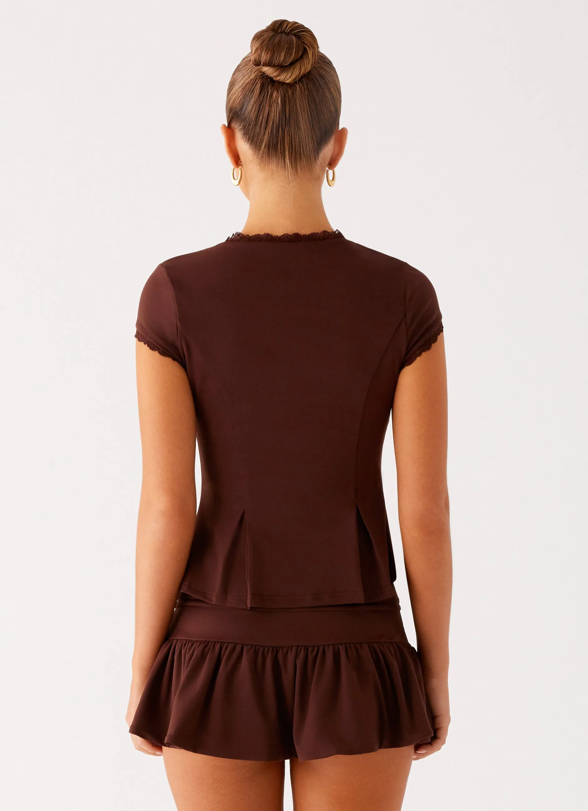 Landon Mini Skort - Chocolate Fashion-Forward All Occasion