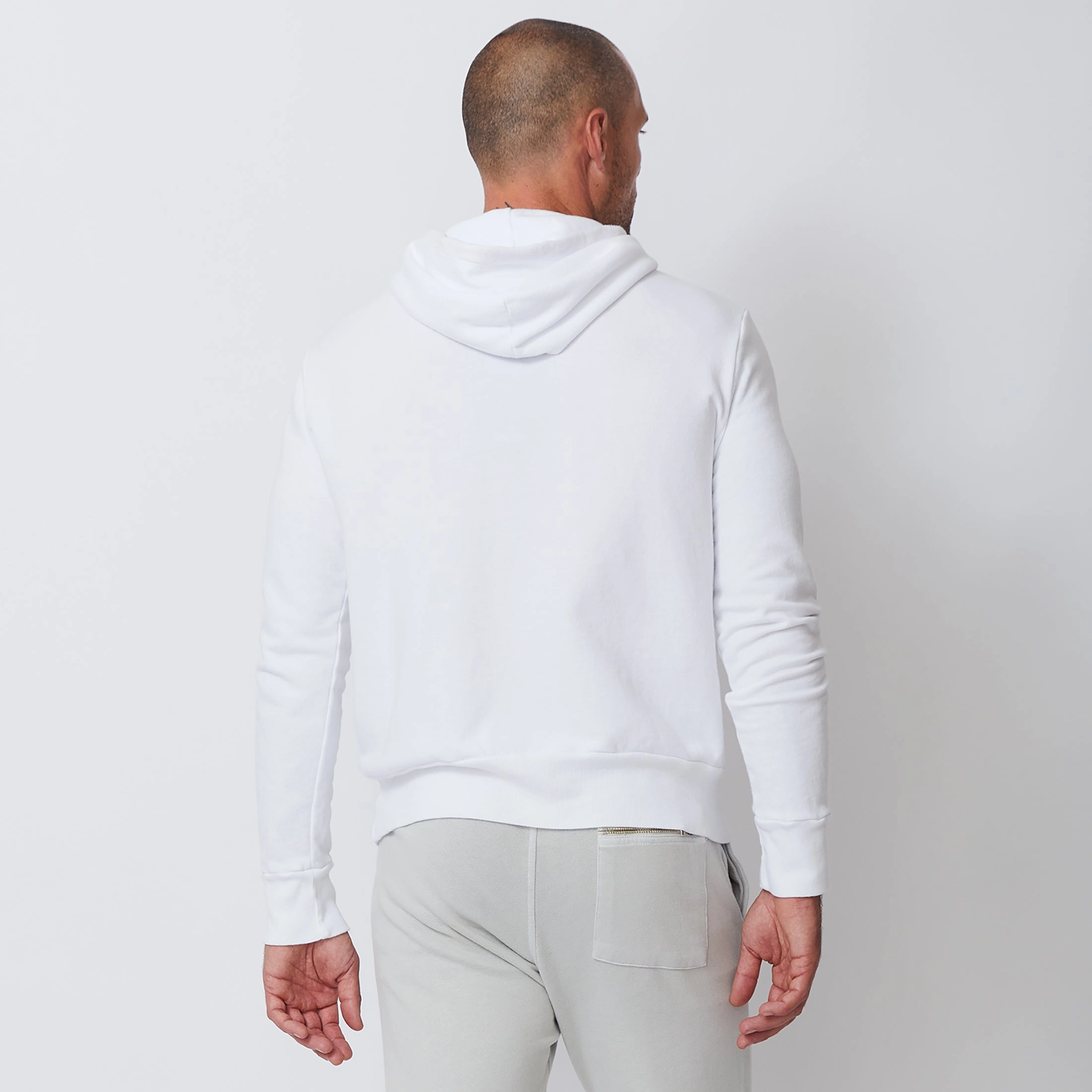 Pullover Hoody Ribbed Knit Fabric WaterRepellent Finish