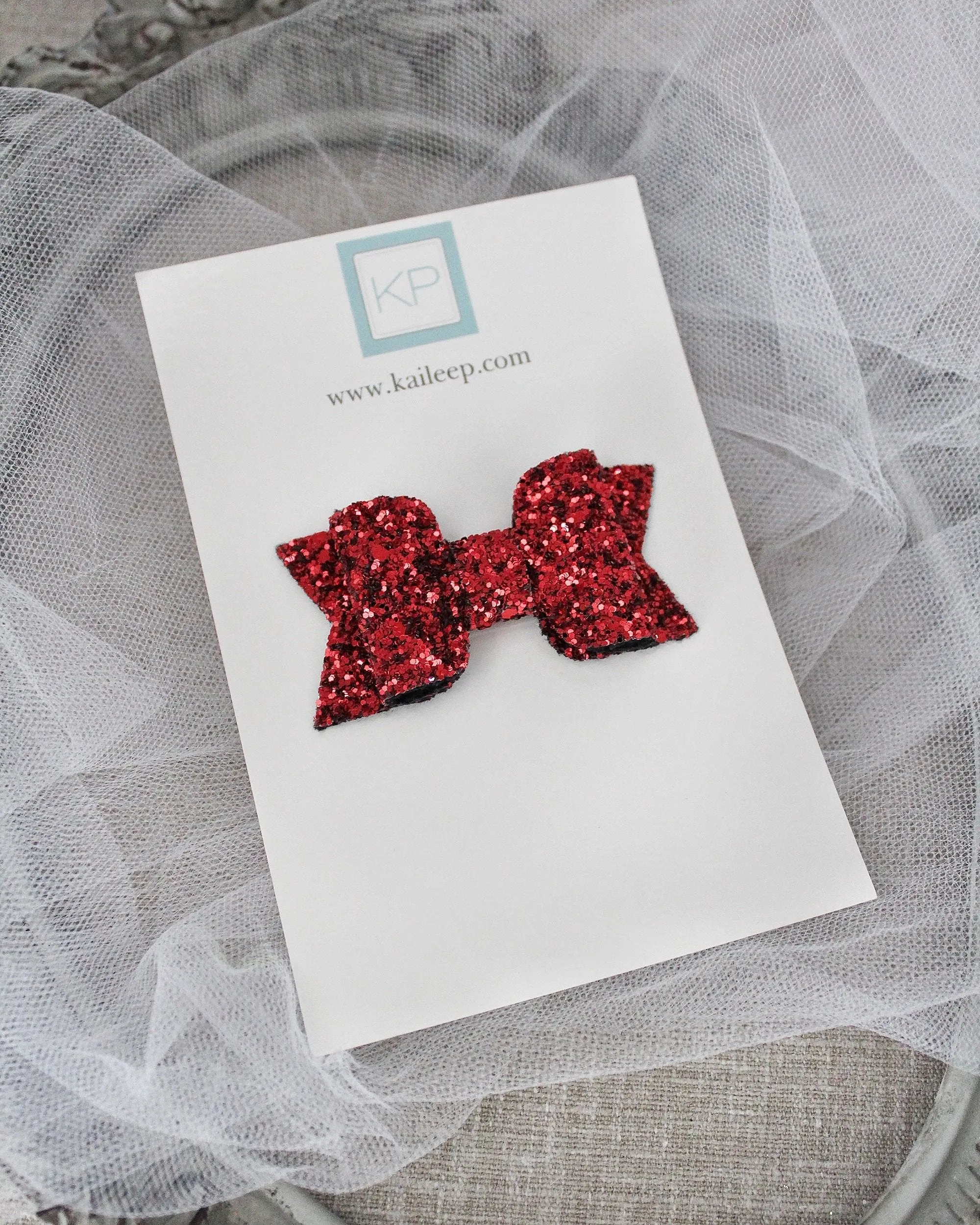 Red Rock Glitter Hair Clip or Shoe Clip