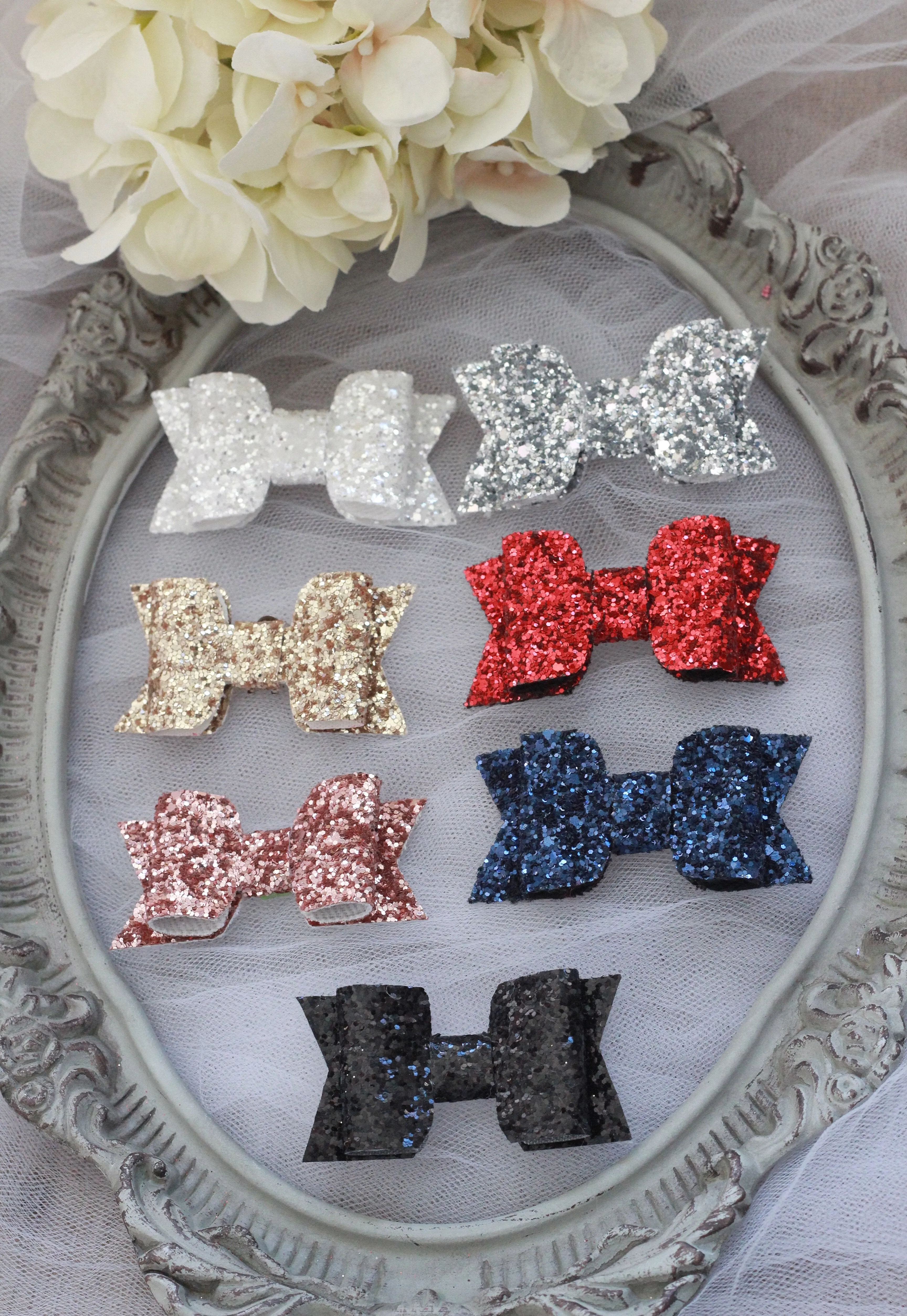 Red Rock Glitter Hair Clip or Shoe Clip
