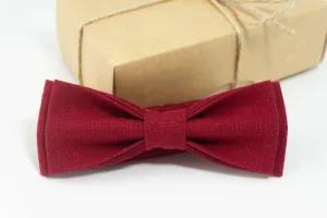 Red wedding bow tie |  groom bow ties
