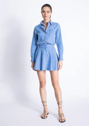 Reed Poplin Mini Dress Organic Fabric Poised Vibe Smart Fashion Reed Poplin Mini Dress