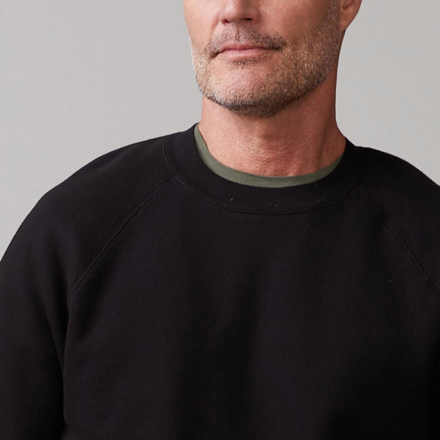 Ethically Sourced Yarn Temperature Control Fabric 70's Raglan