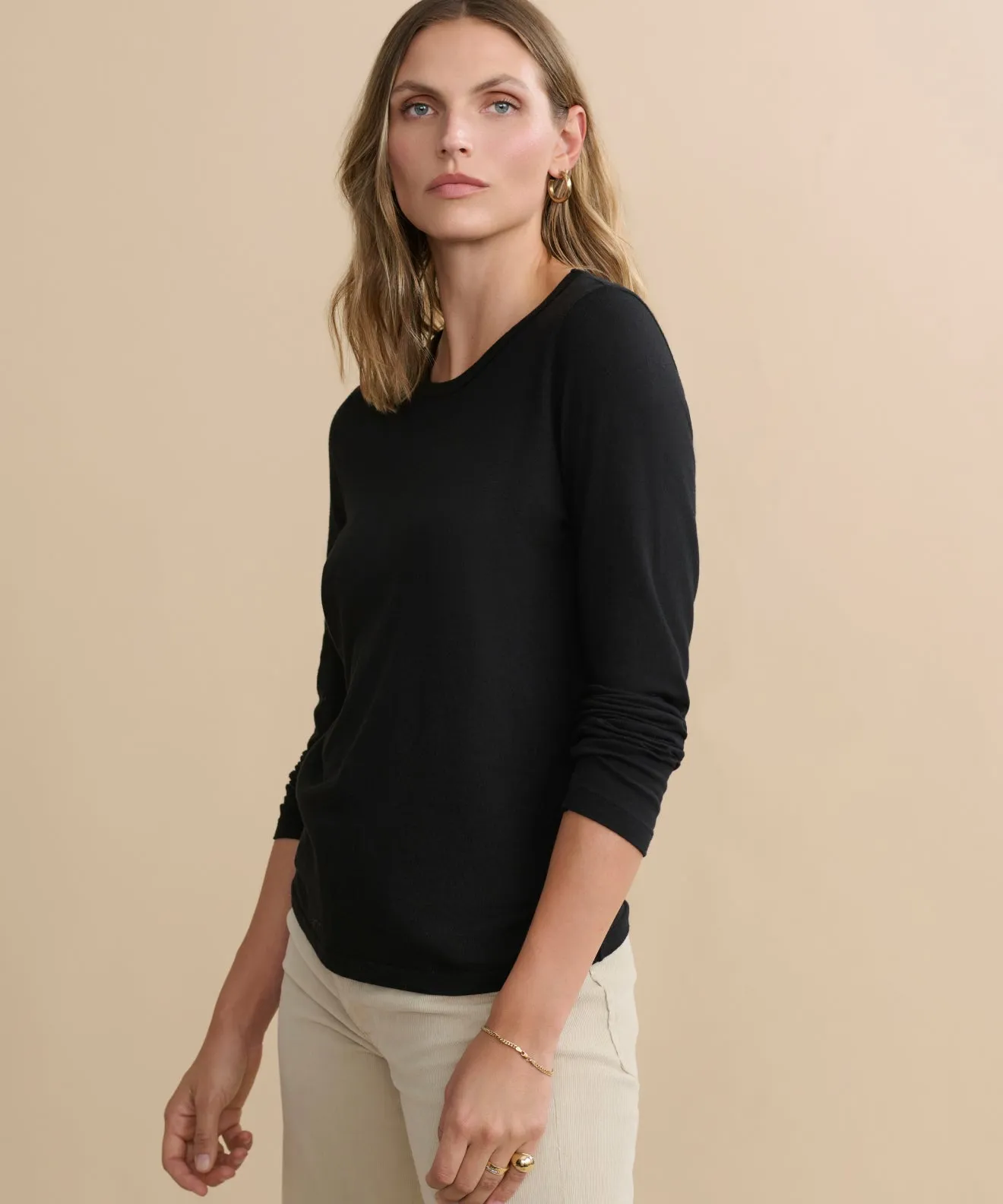 Relaxed Tank Long-Sleeve Slim Tee