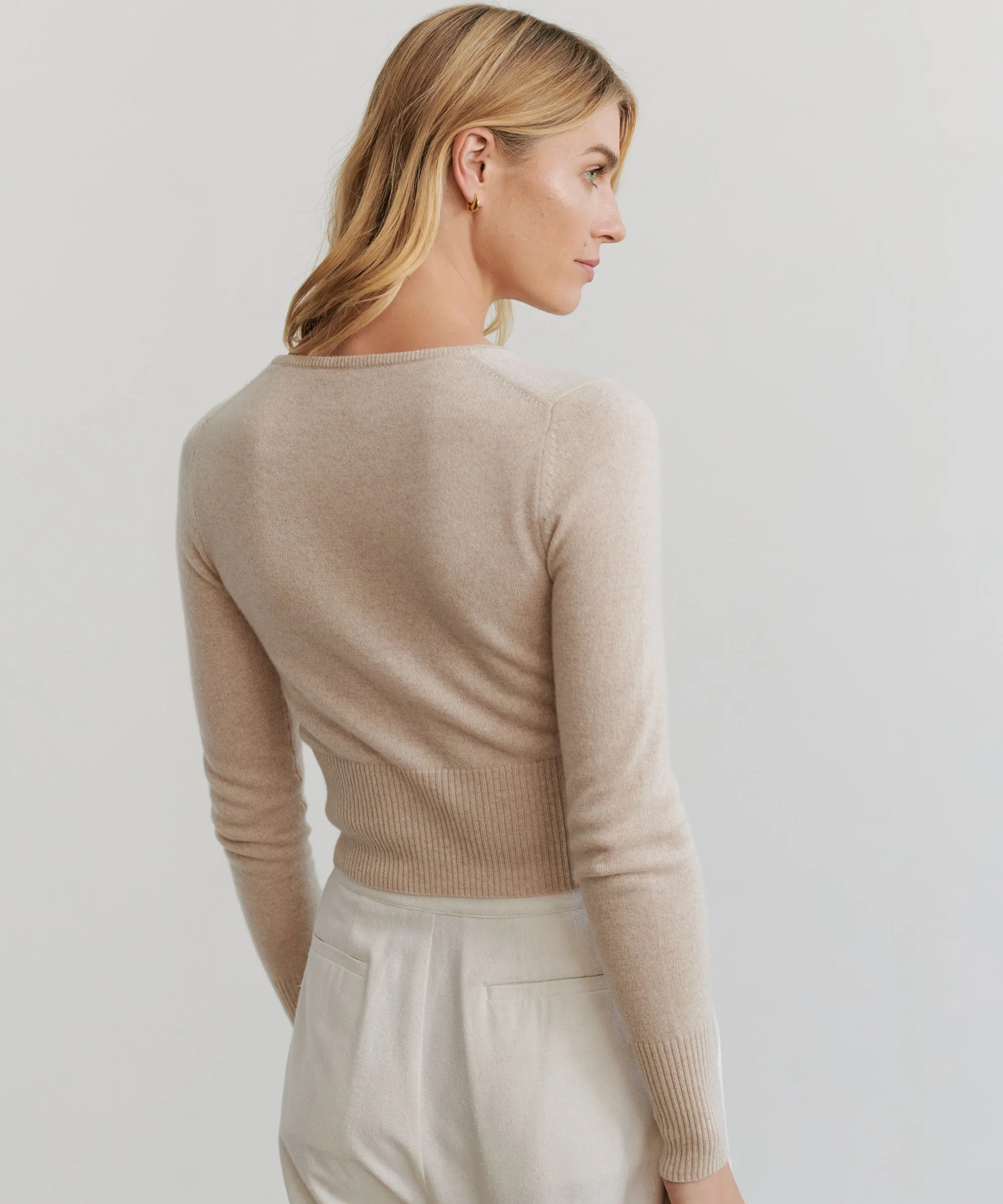 Cashmere Finley Cardigan SleevelessOption FadeResistant Coating
