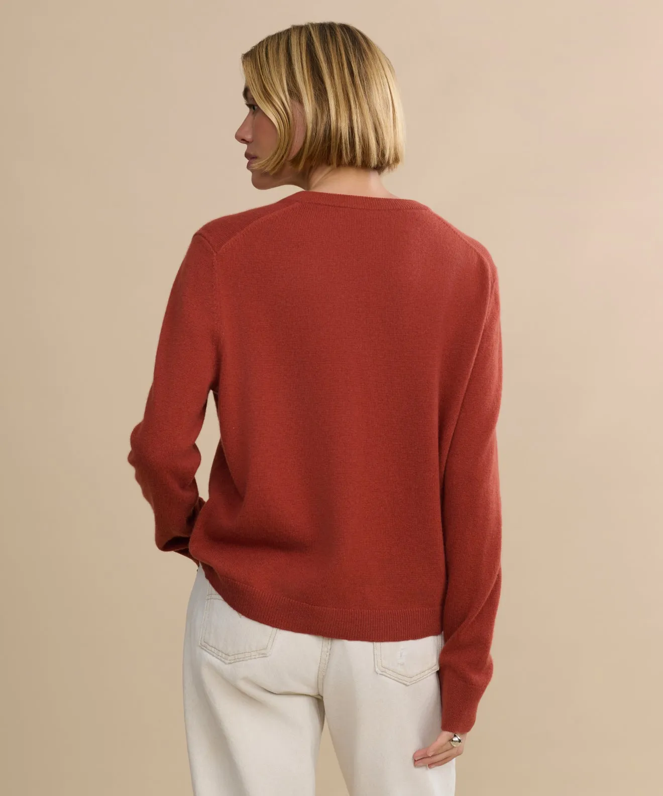Flynn Cashmere Sweater Odor Resistant Treatment StretchFabric