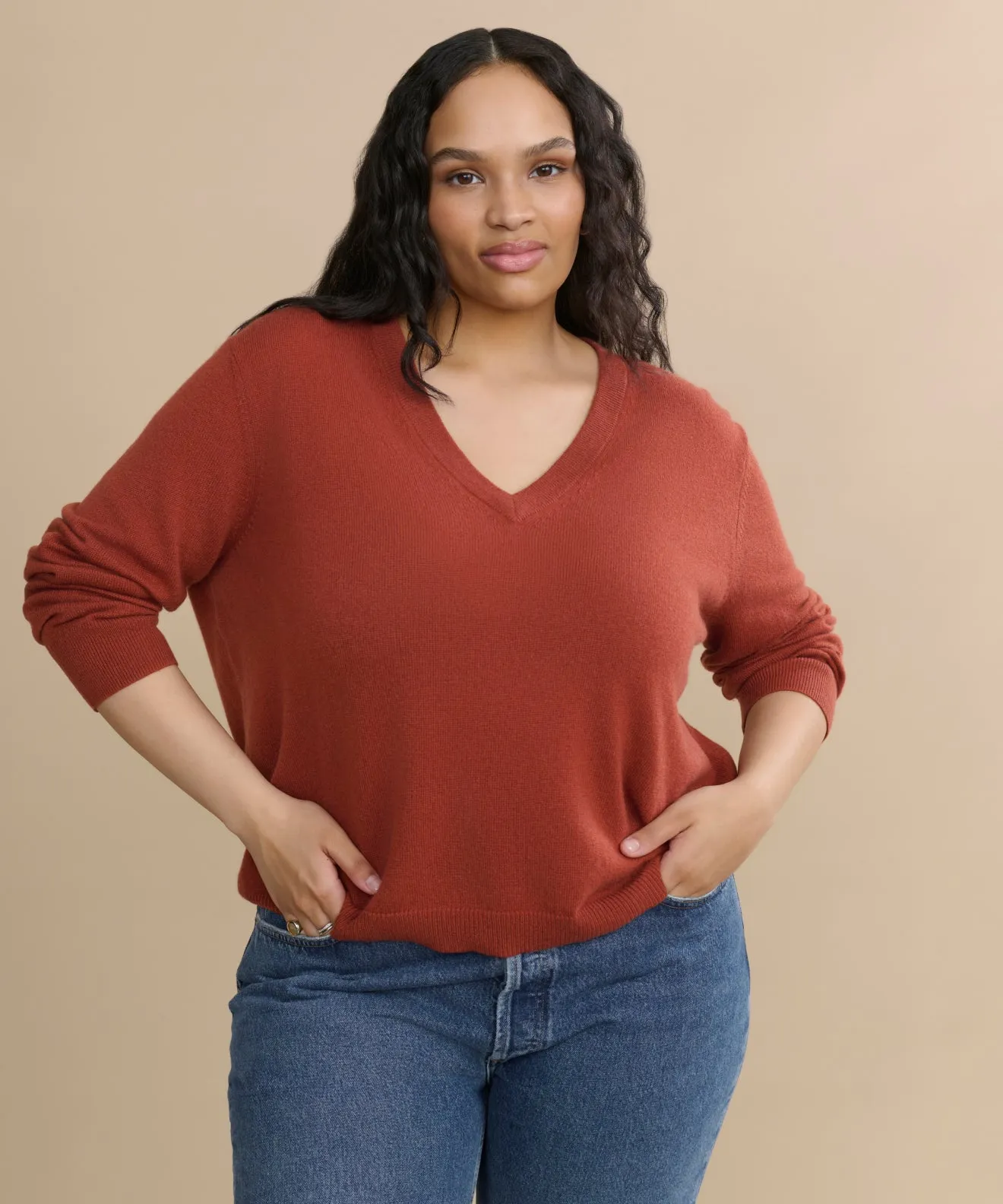 Pocket Reinforcement Comfy Layer Flynn Cashmere Sweater