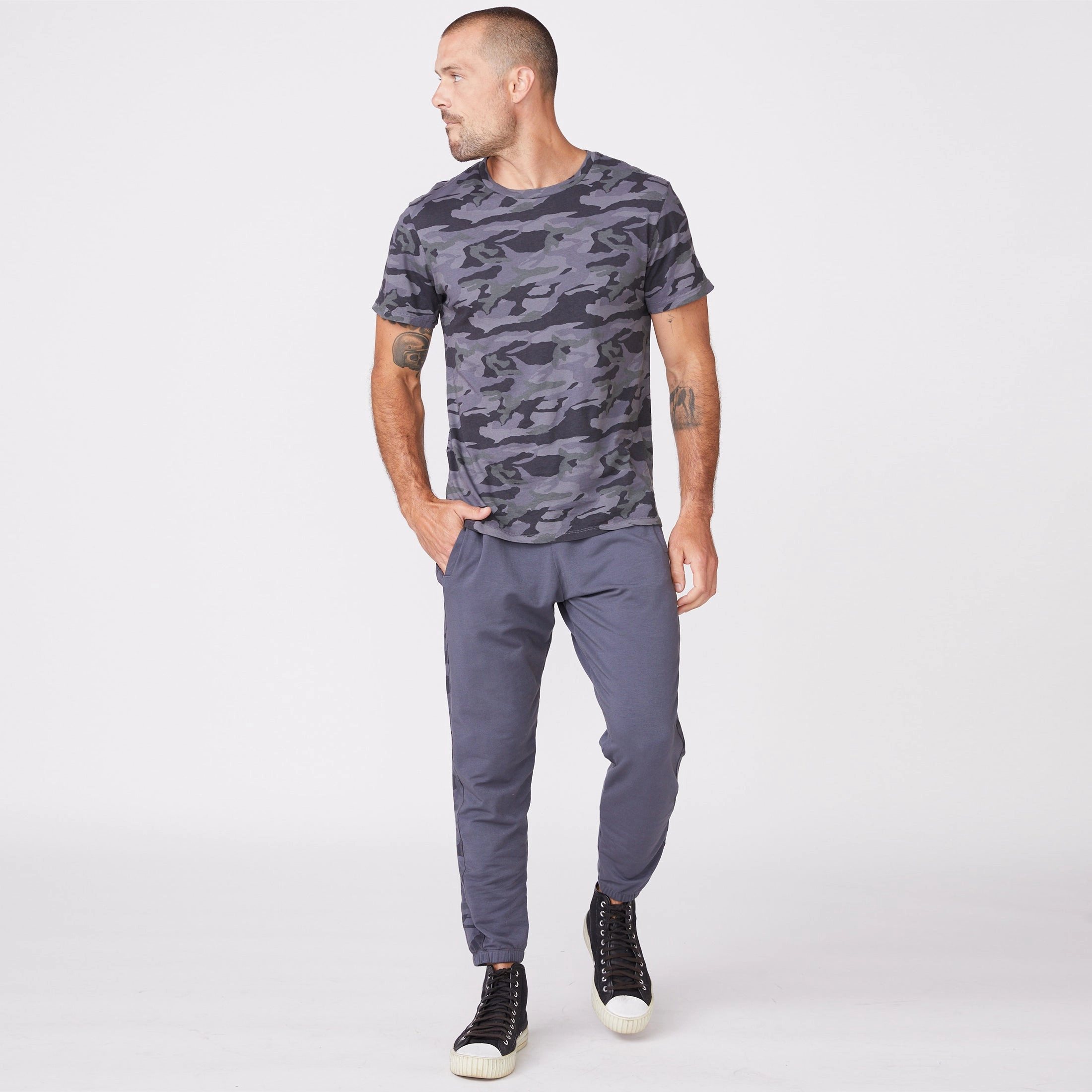 Camo Stripe Lounge Sweats Antibacterial NonToxic Certification