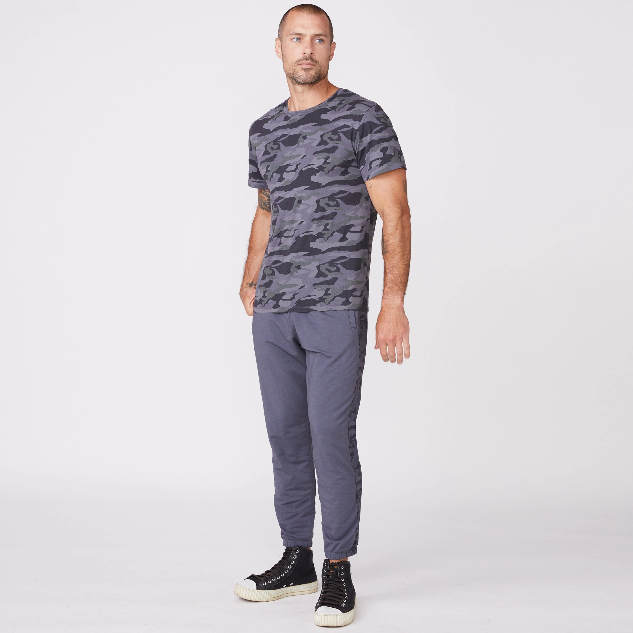 StainRepellentCoating Camo Stripe Lounge Sweats