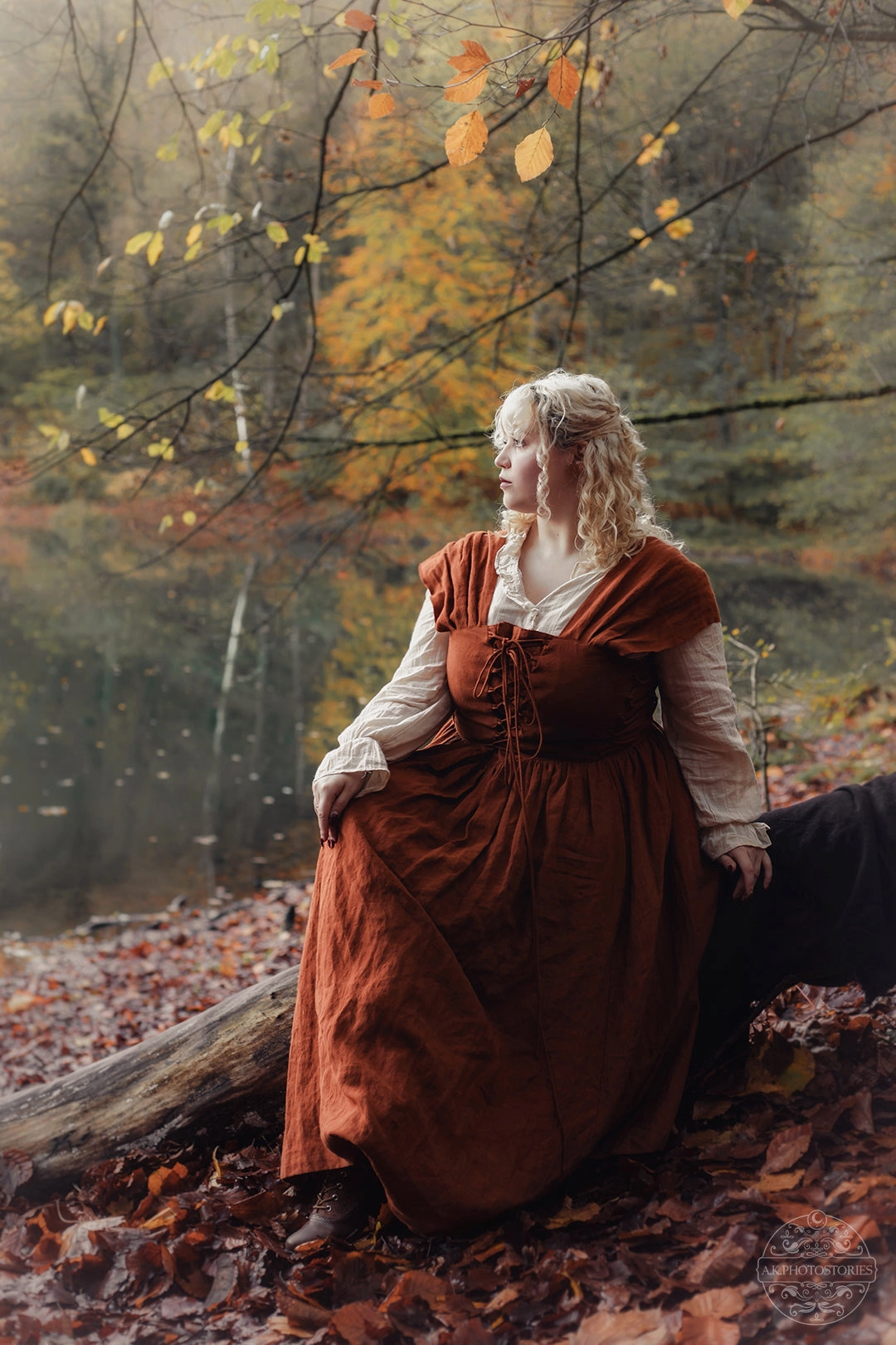 Glory 33 | Front Lace-up Dress Lined Pockets