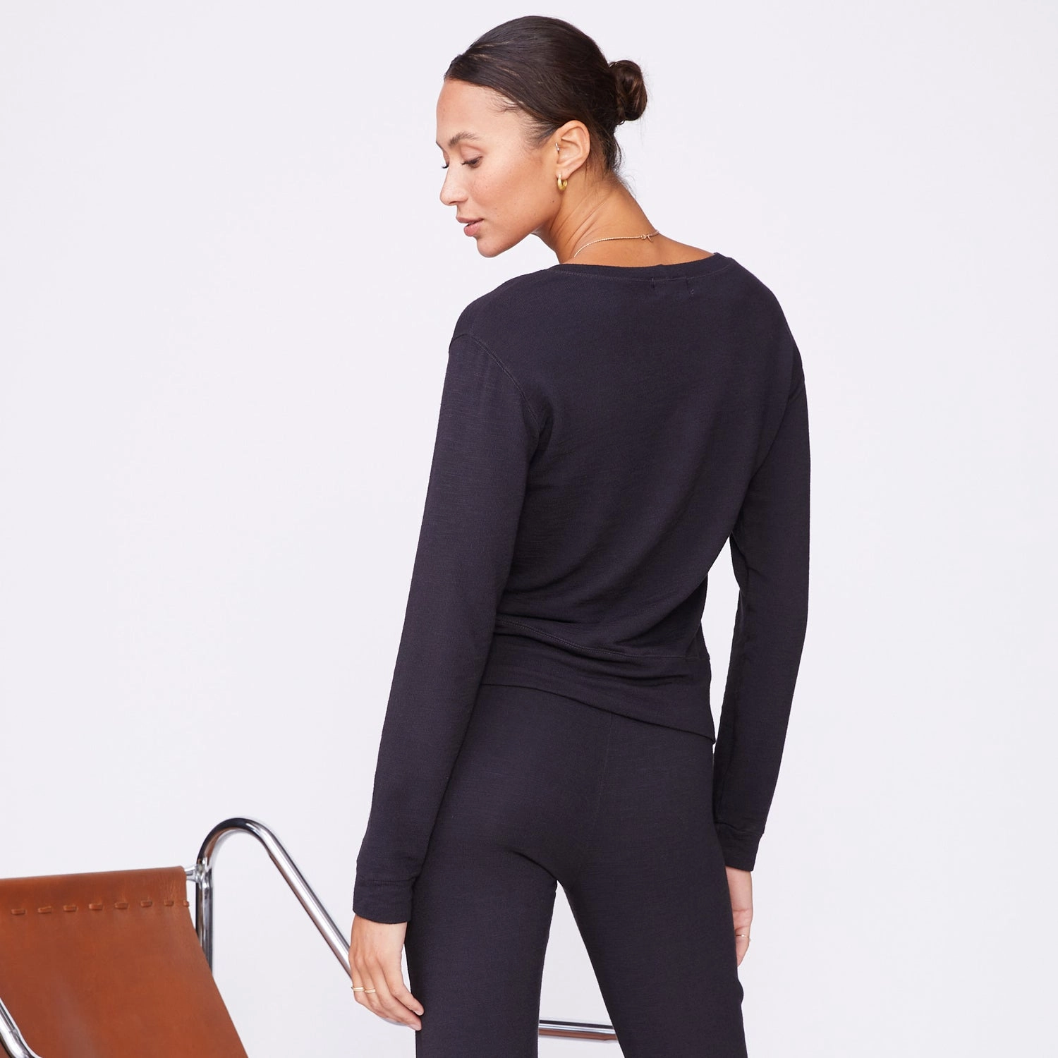 Supersoft Crew Neck Sweatshirt Double Layered Fabric