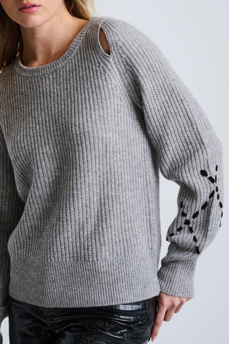 crew neck Lisa Todd Show & Tell Sweater