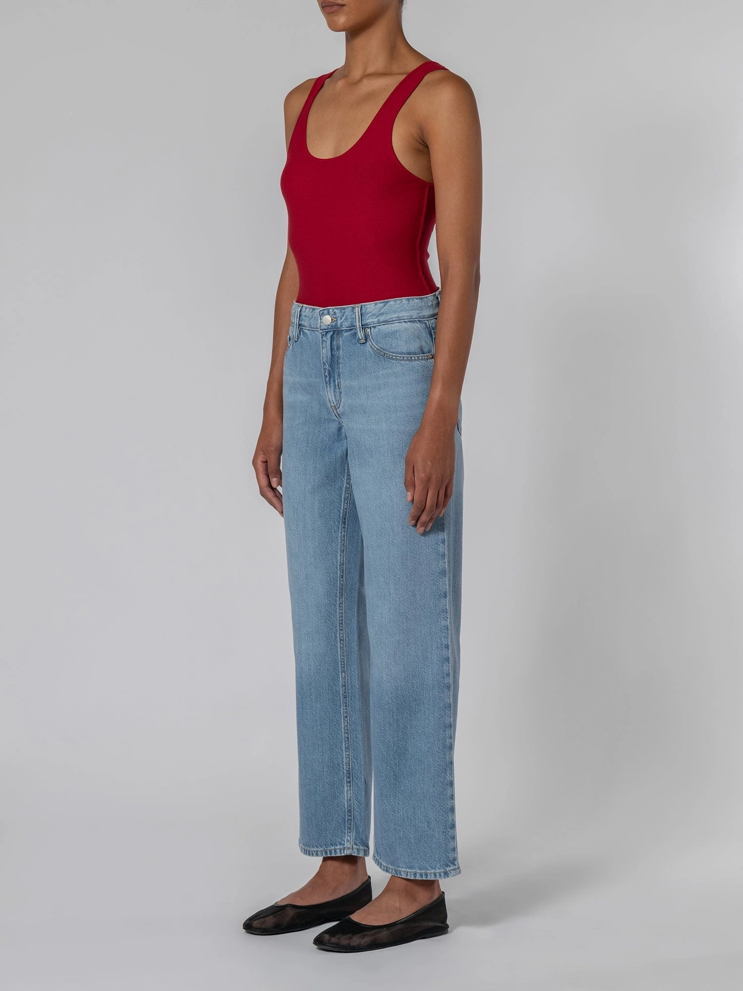 Daria Jean Soft Indigo Fashionable Touch Trend Setter Road Trip Casual